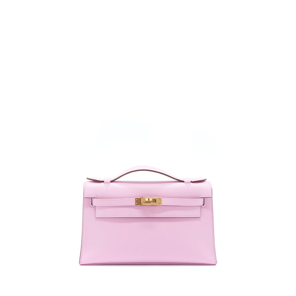 HERMES KELLY POCHETTE SWIFT X9 MAUVE SYLVESTRE RGHW