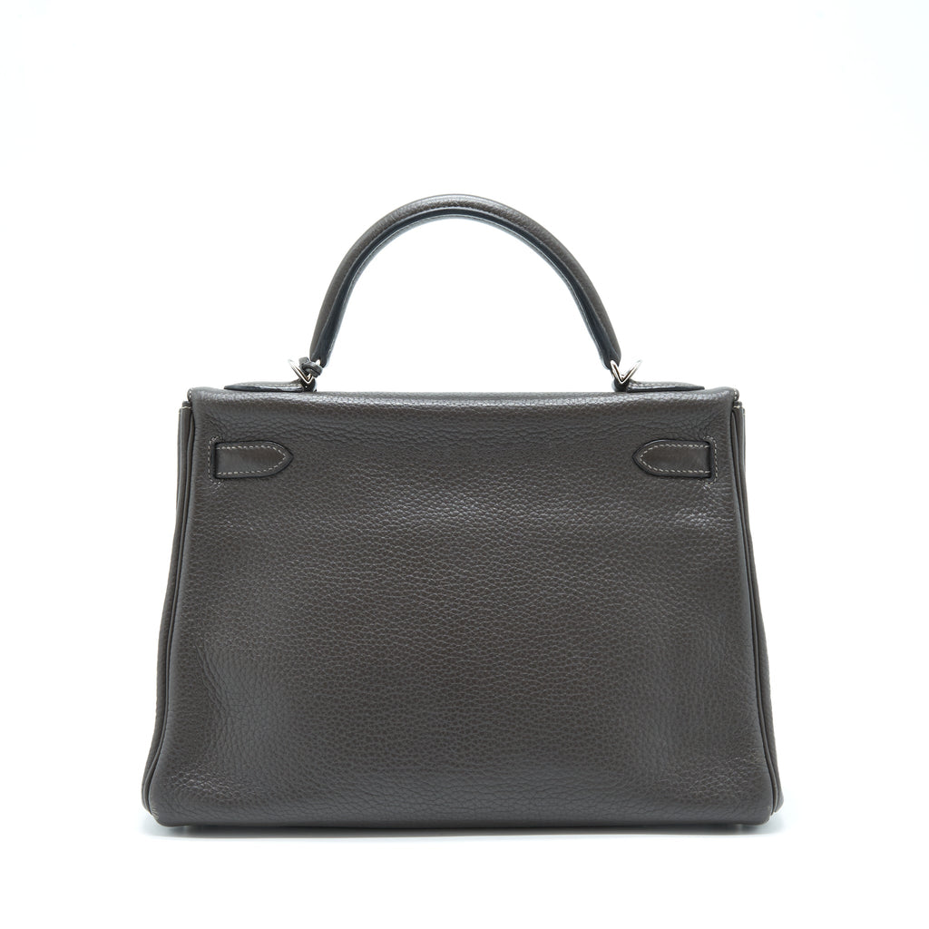HERMES KELLY 32 CLEMENCE DARK GREY SHW
