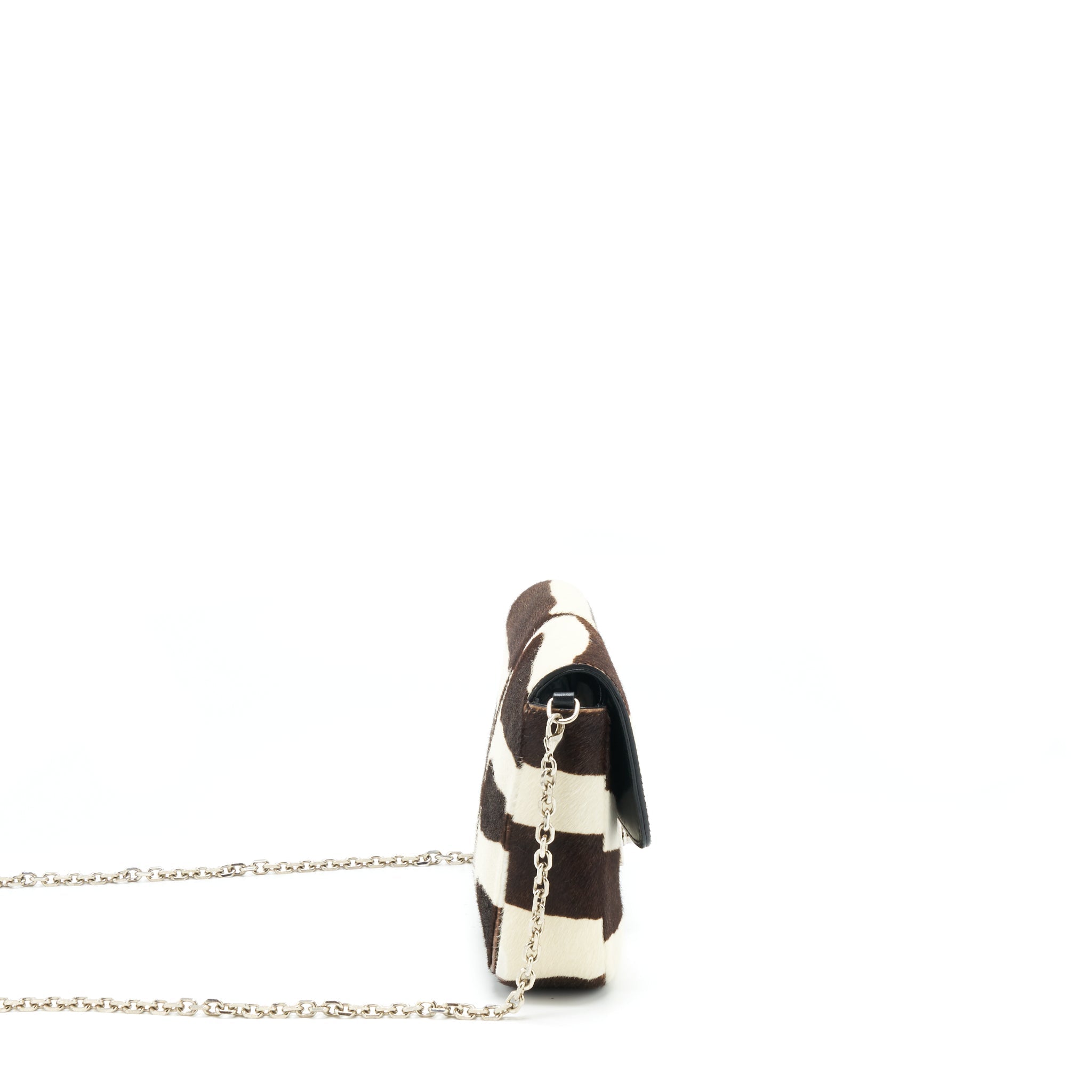 DIOR MISS DIOR MINI BAG WITH CHAIN PONY HAIR MULTICOLOUR SHW