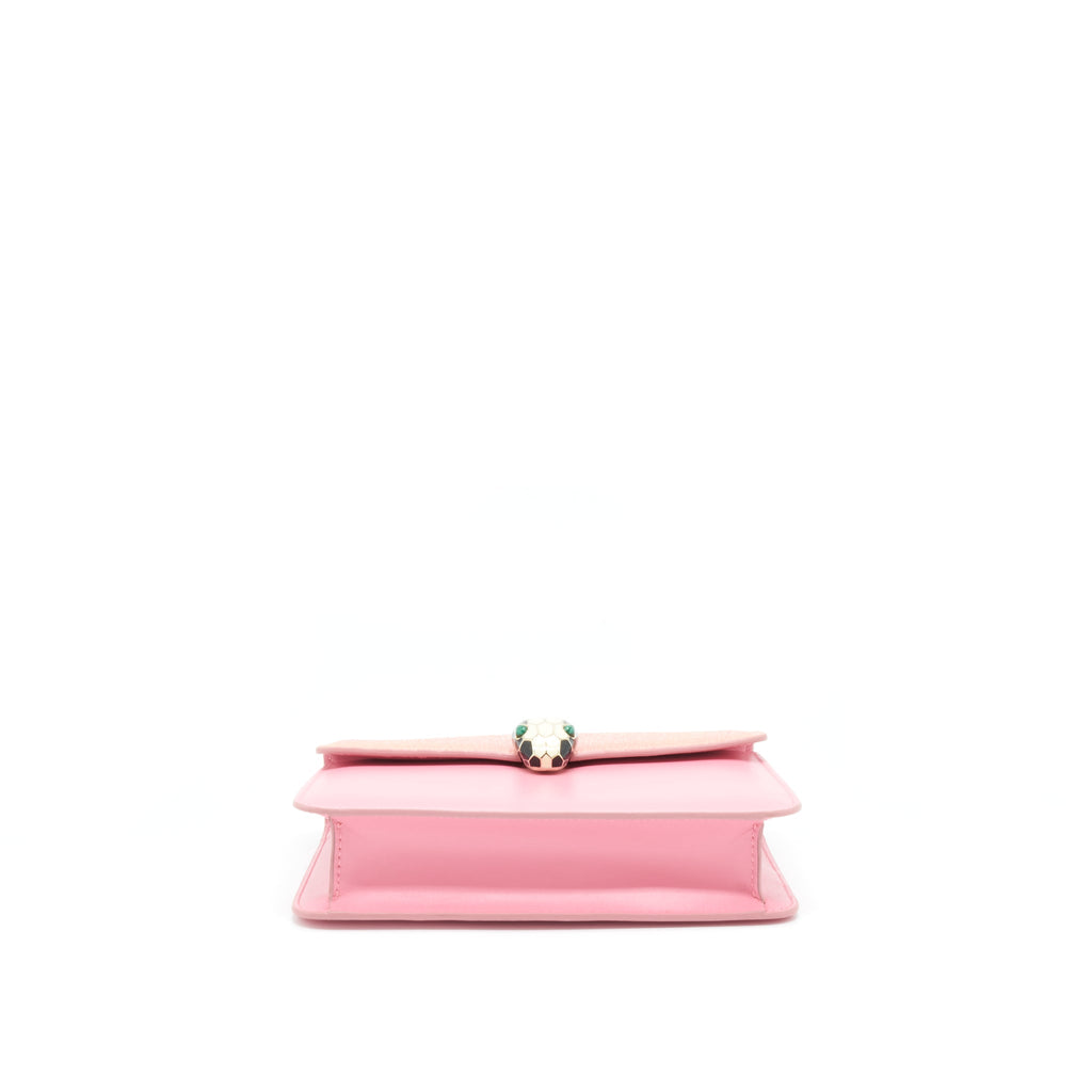 BVLGARI SERPENTI FOREVER CROSSBODY BAG GAULCHAT AND CALFSKIN LIGHT PINK LGHW