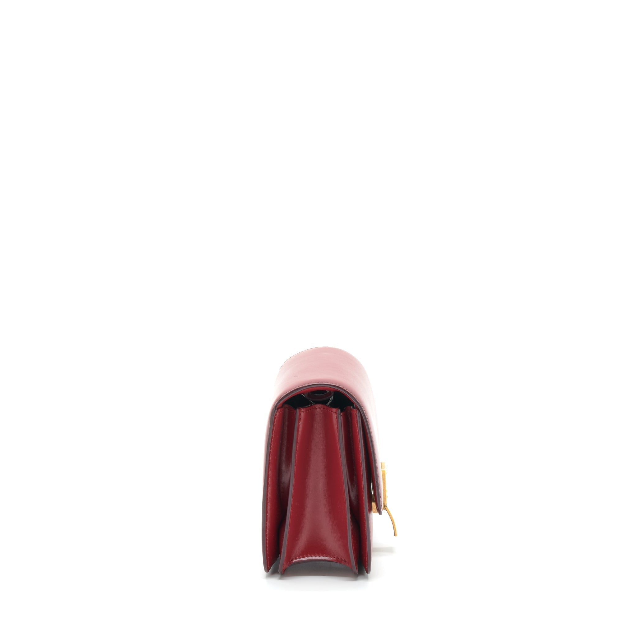 CELINE SMALL CLASSIC BAG IN BOX CALFSKIN RED GHW