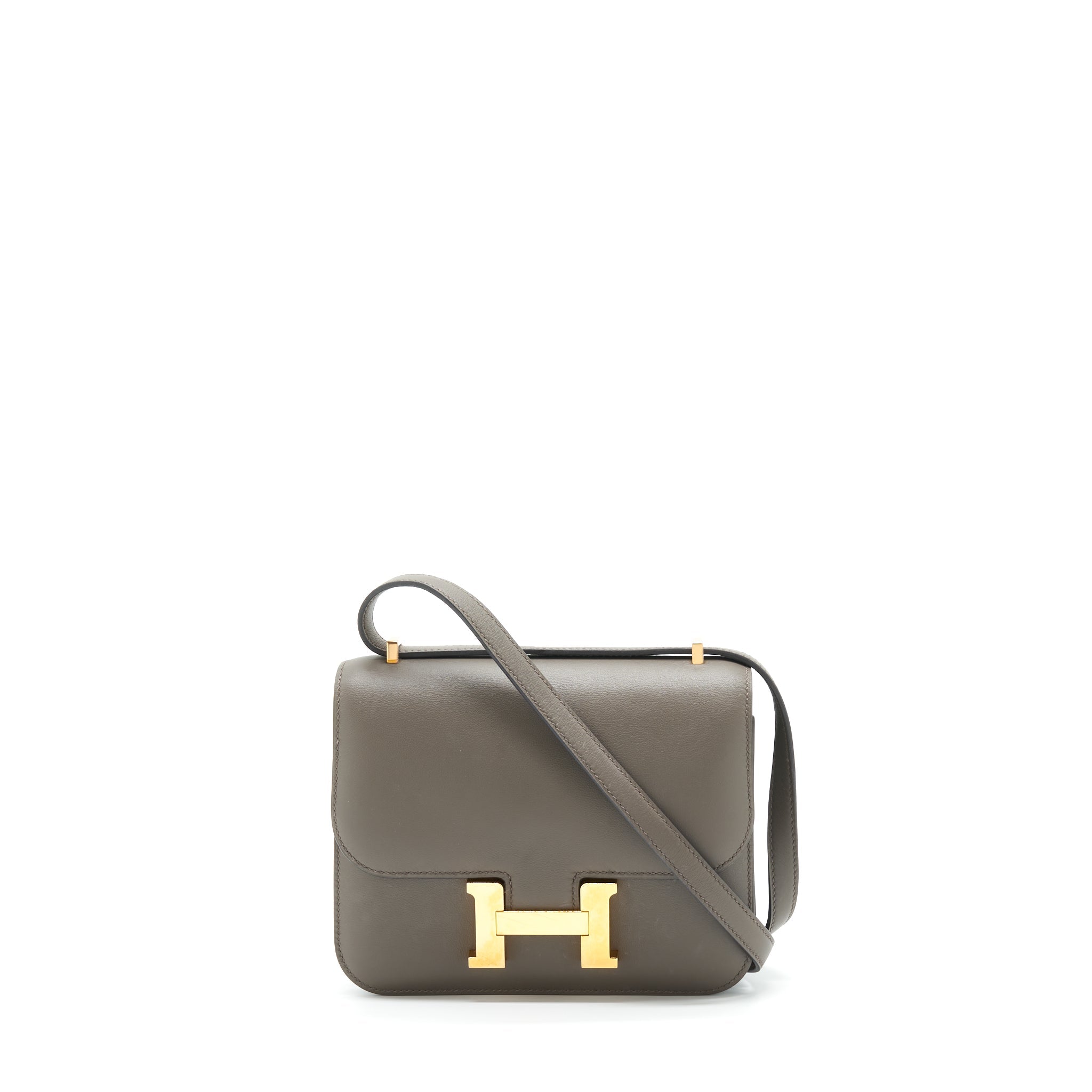 HERMES MINI CONSTANCE SWIFT 8F GRIS ETAIN RGHW