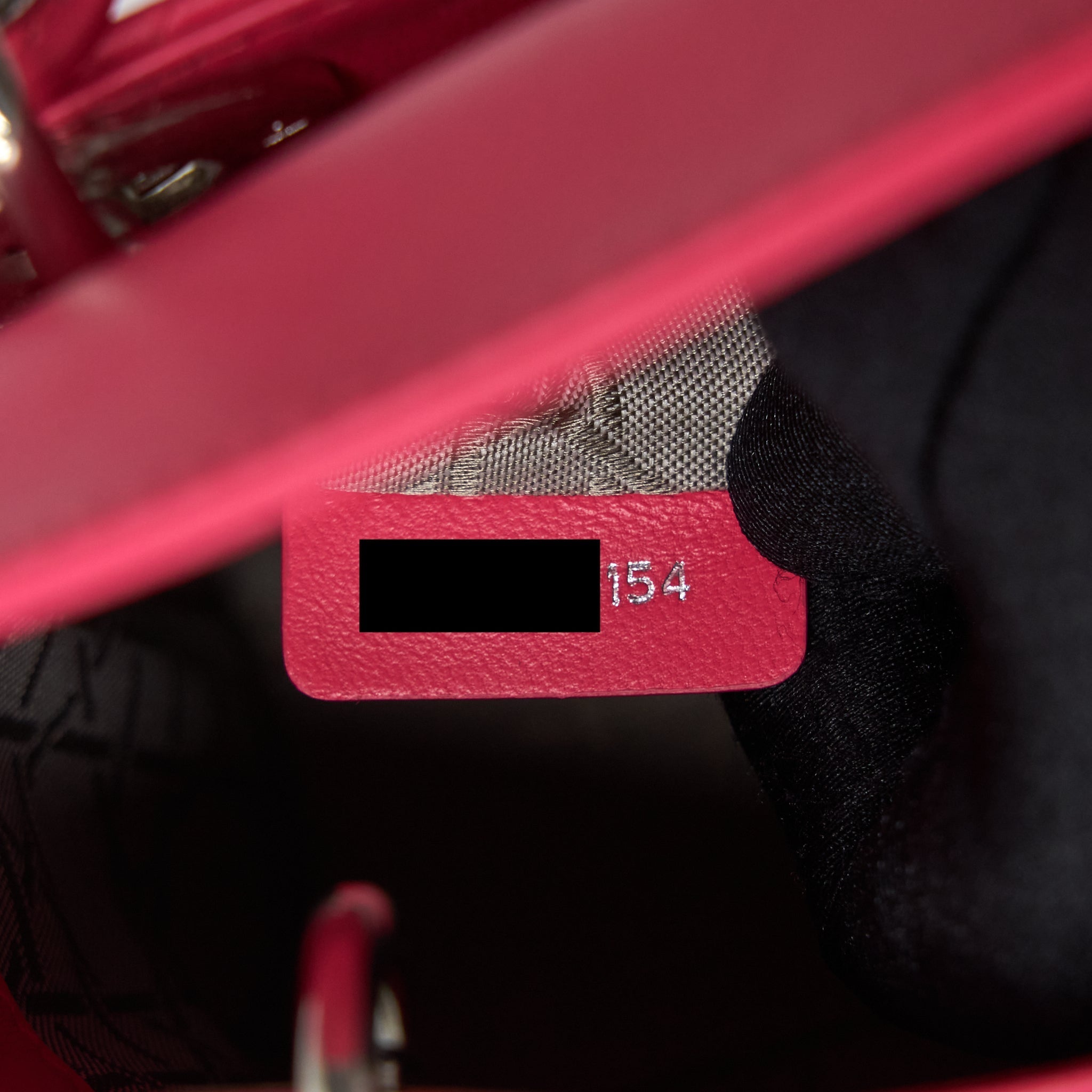DIOR MINI LADY DIOR LAMBSKIN PINK SHW
