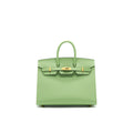 HERMES BIRKIN 25 SELLIER VERT CRIQUET GHW