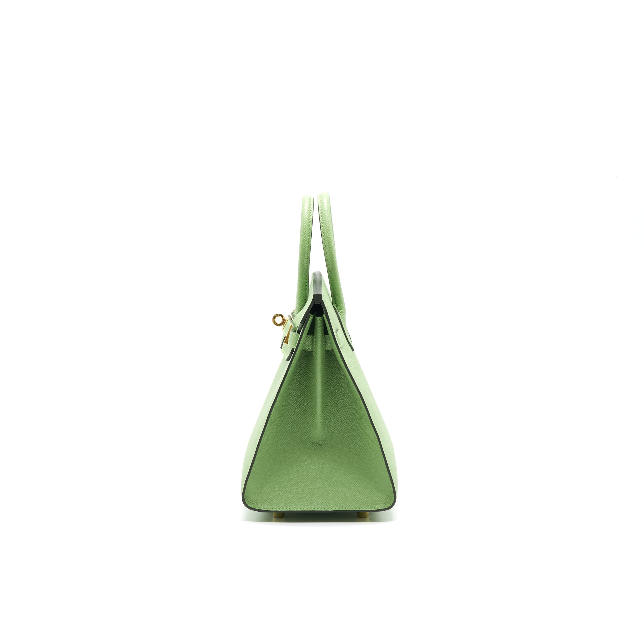 HERMES BIRKIN 25 SELLIER VERT CRIQUET GHW