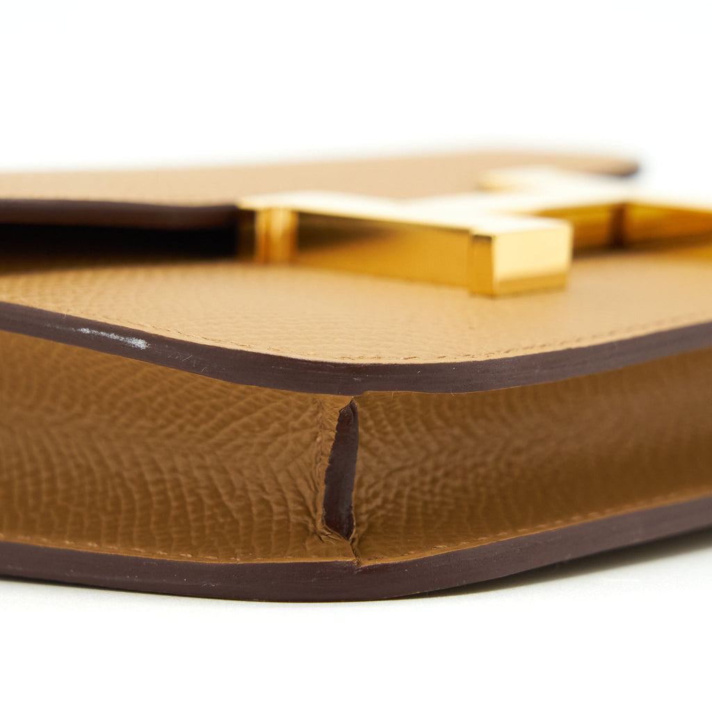 HERMES CONSTANCE SLIM EPSOM 4B BISCUIT GHW