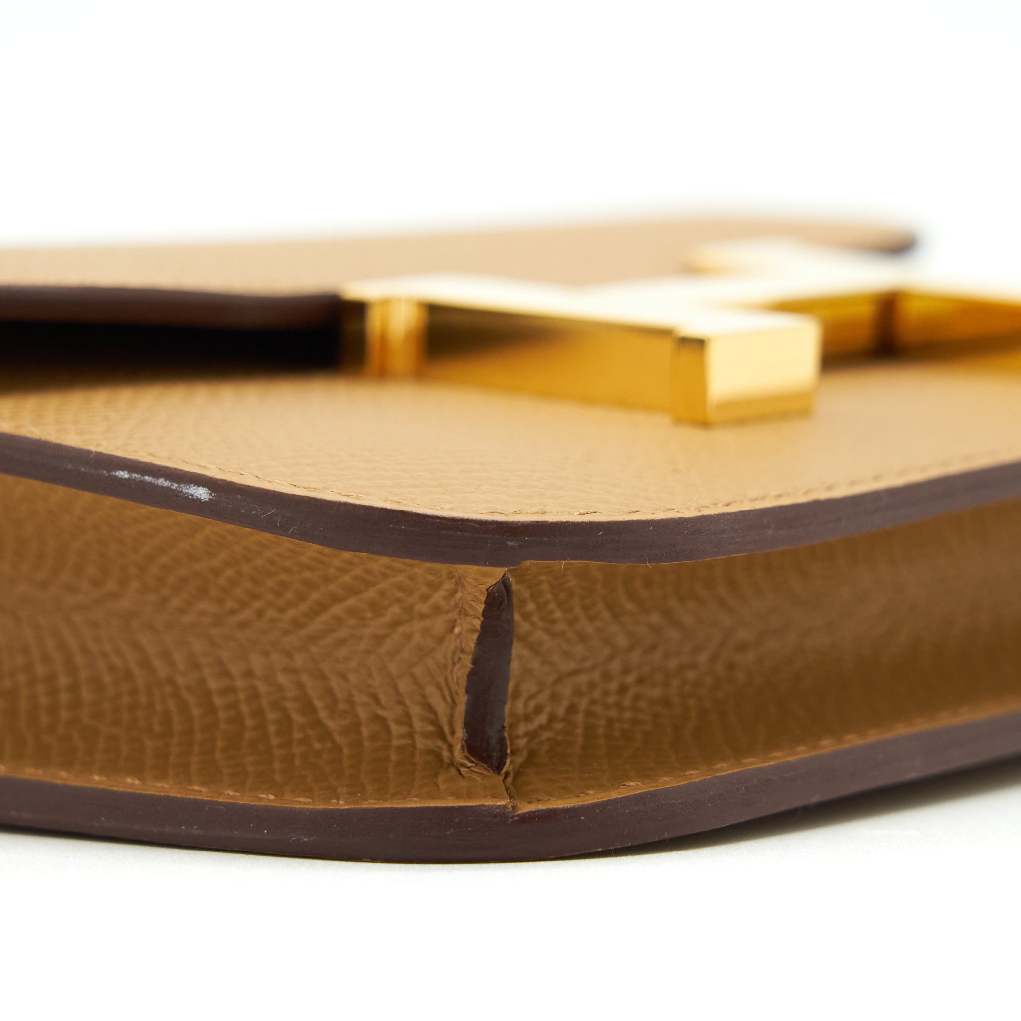 HERMES CONSTANCE SLIM EPSOM 4B BISCUIT GHW