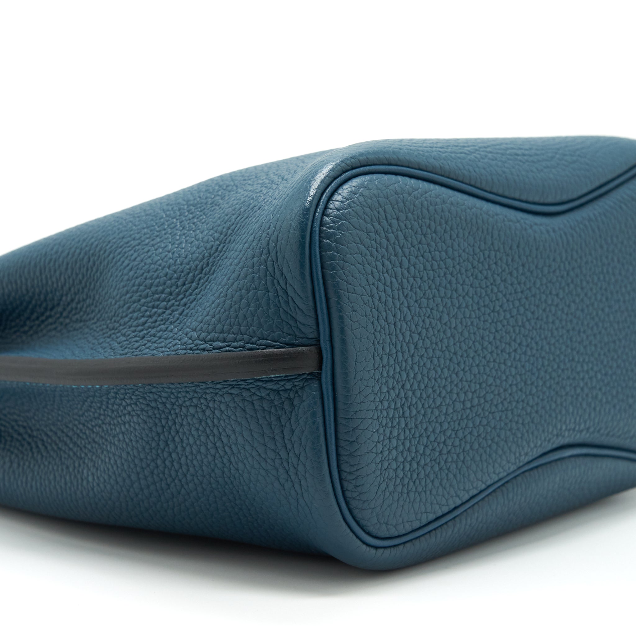 HERMES SO KELLY 22 TOGO BLUE COLVERT / TURQUOISE SHW