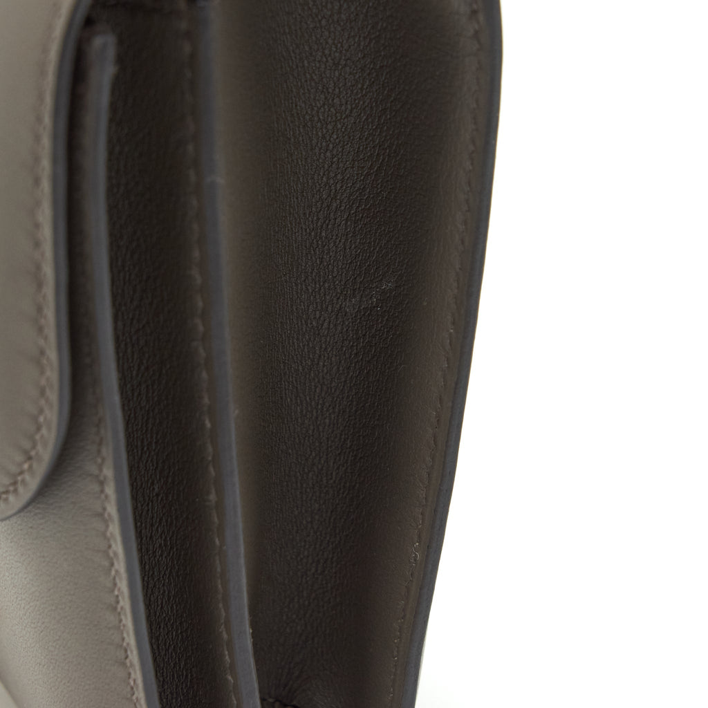 HERMES MINI CONSTANCE SWIFT 8F GRIS ETAIN RGHW