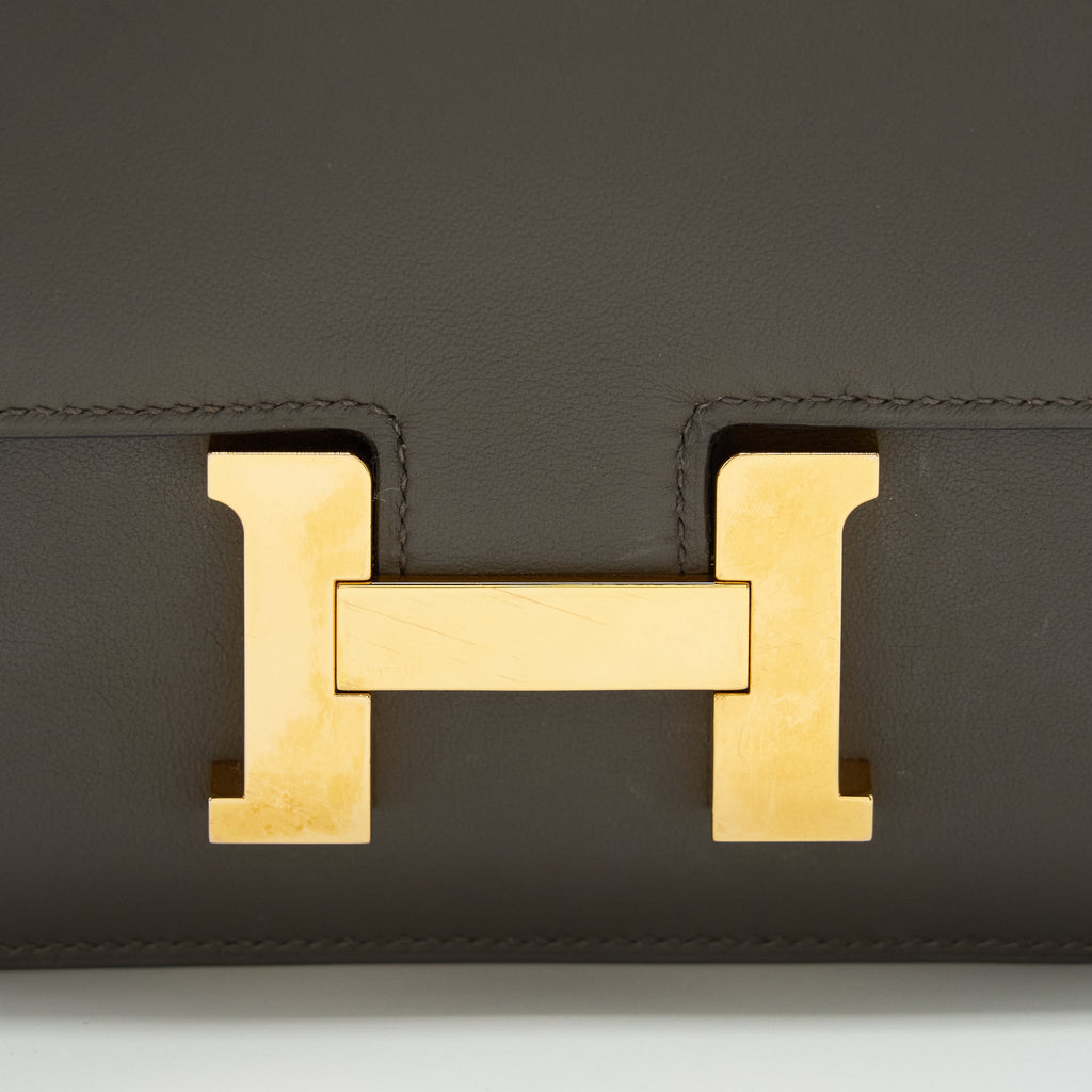 HERMES MINI CONSTANCE SWIFT 8F GRIS ETAIN RGHW