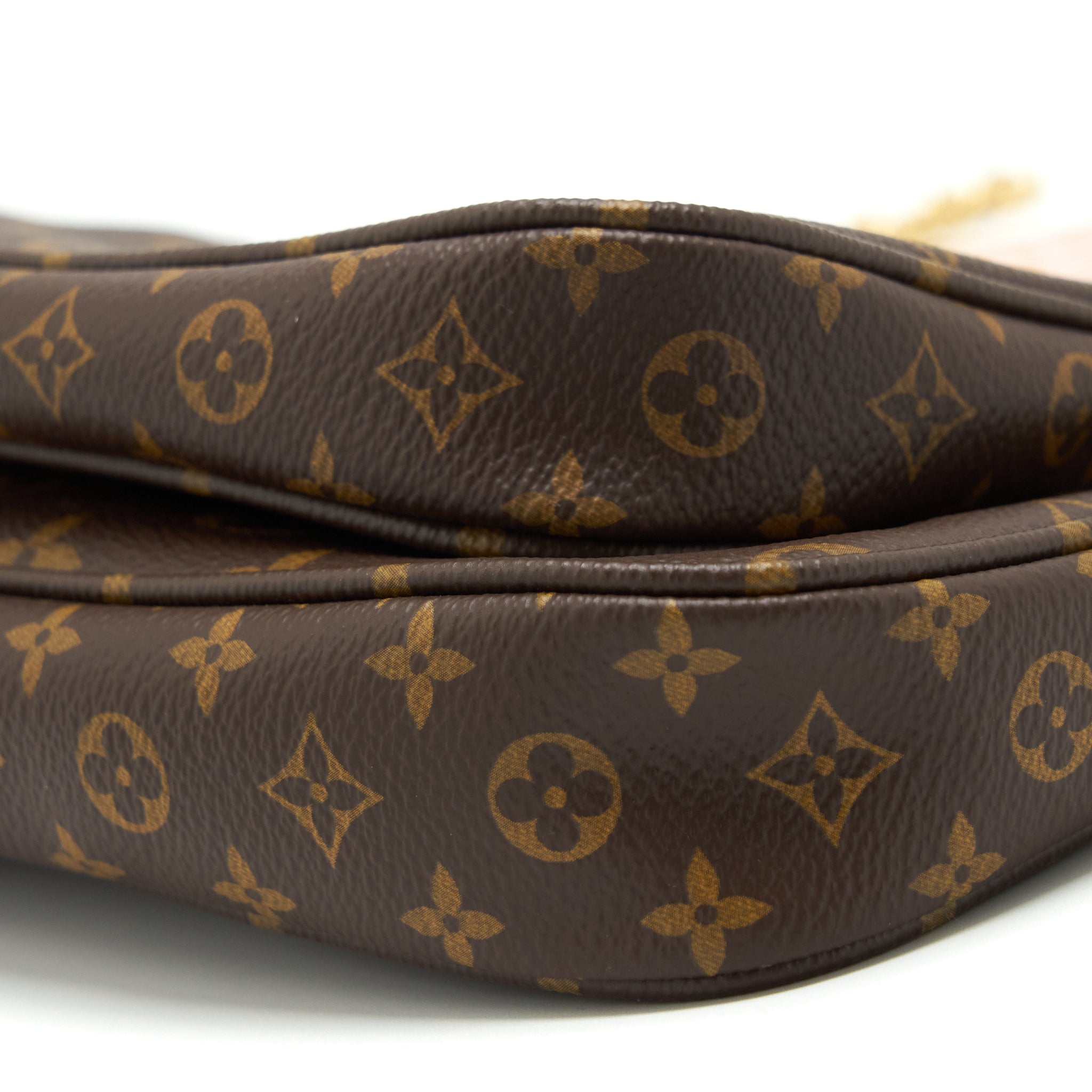 LOUIS VUITTON MULTI POCHETTE ACCESSORIES MONOGRAM CANVAS ROSE CLAIR GHW
