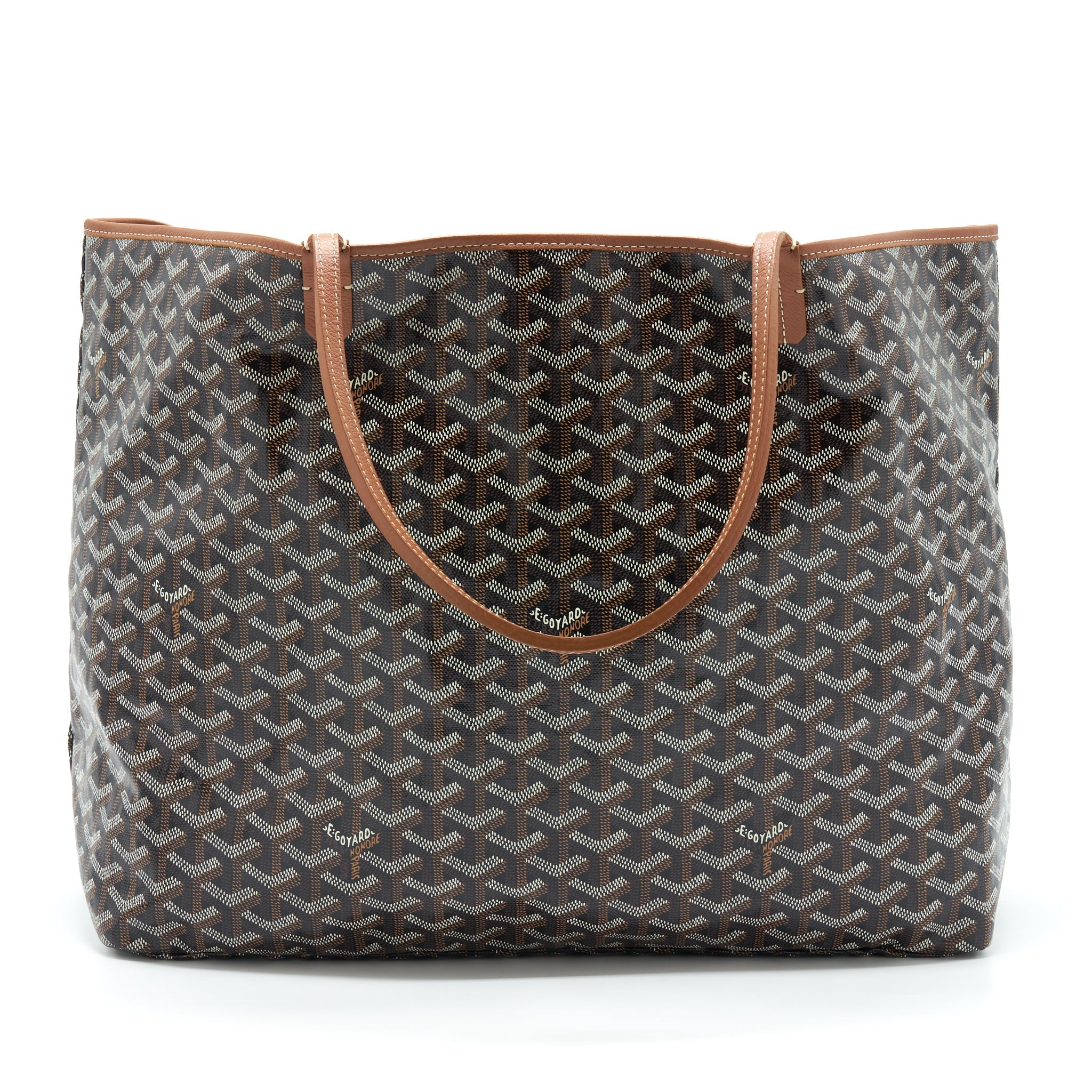 GOYARD SAINT LOUIS TOTE GM BROWN/MULTICOLOUR