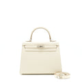 HERMES KELLY 25 SELLIER EPSOM CRAIE SHW