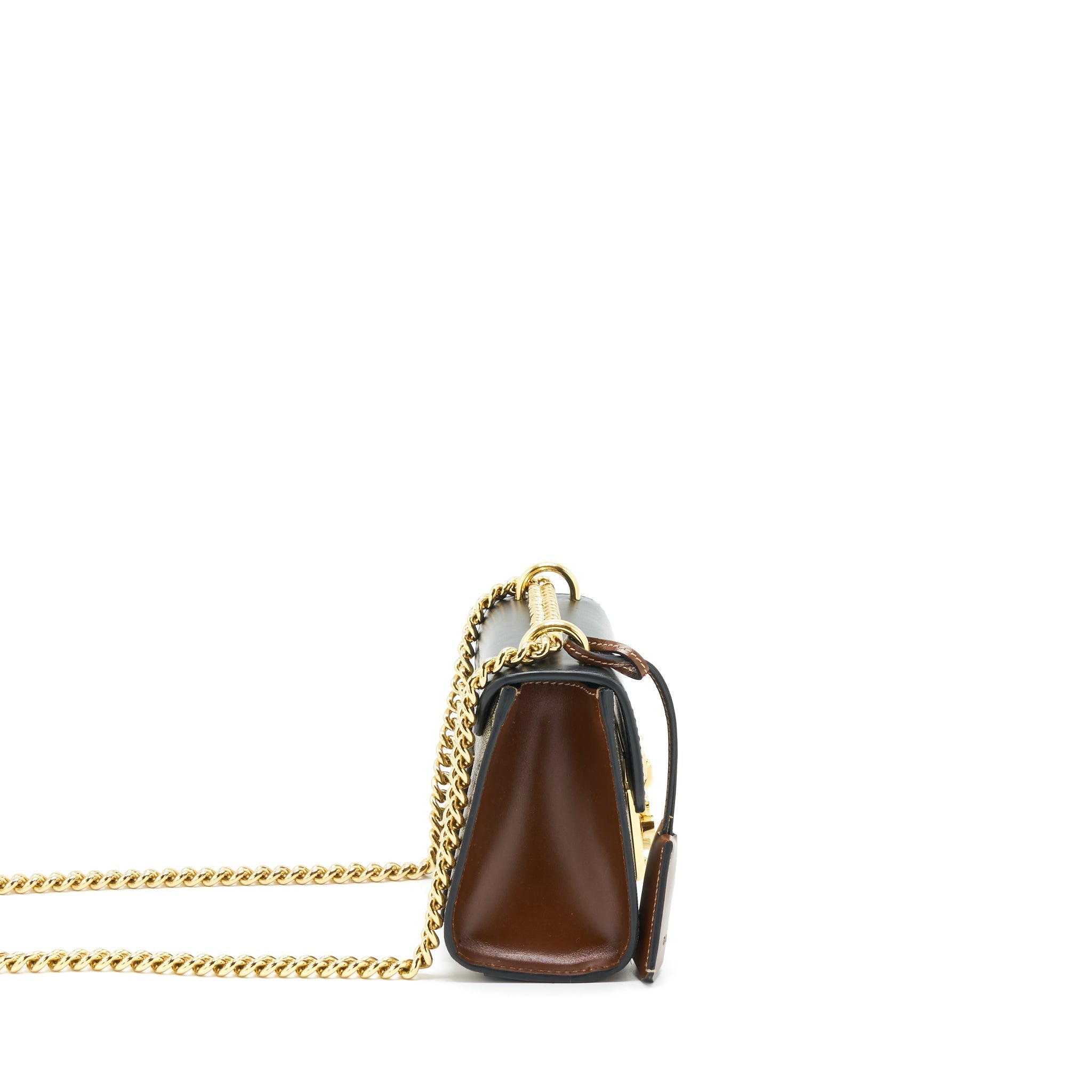 GUCCI SMALL PADLOCK GG SUPREME/CANVAS GHW