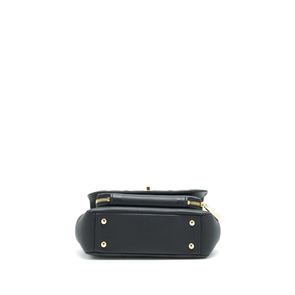 CHANEL MEDIUM BUSINESS AFFINITY CAVIAR BLACK LGHW