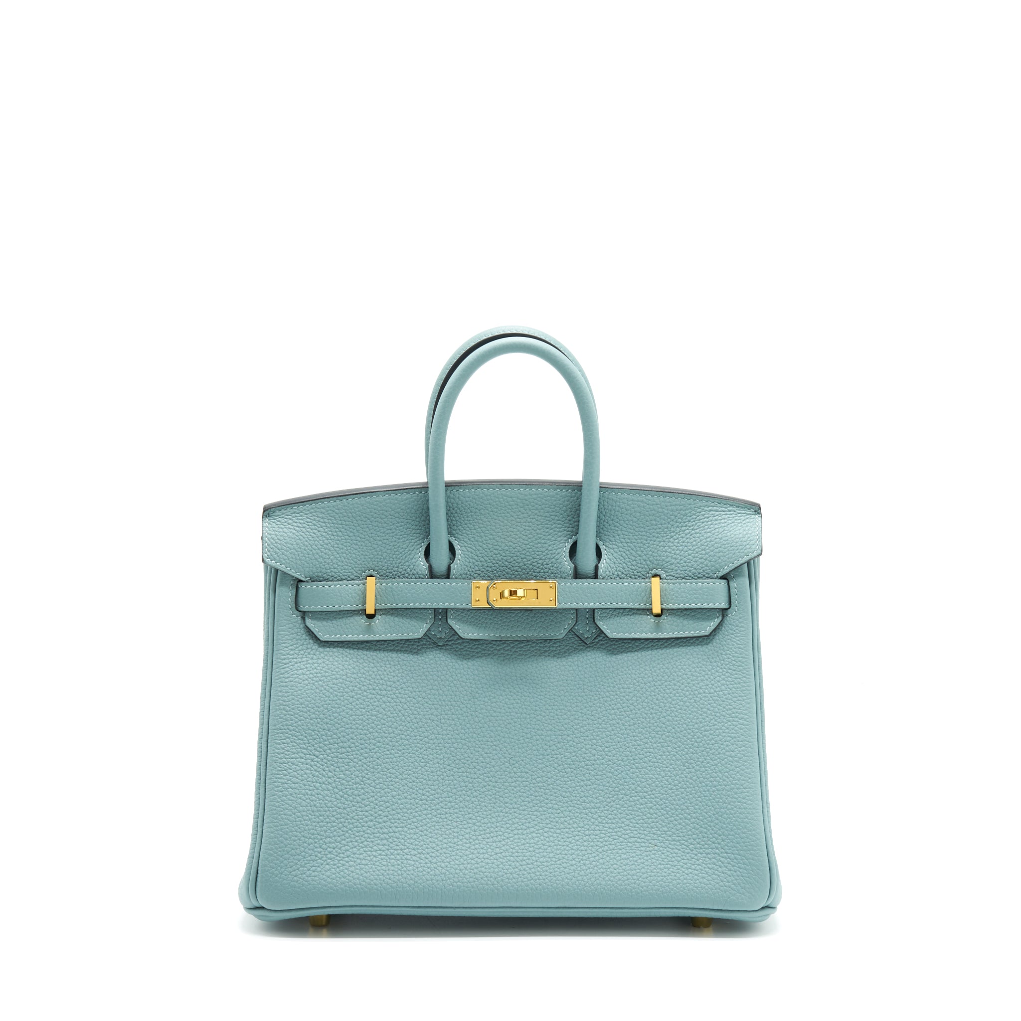 HERMES BIRKIN 25 TOGO 7G CIEL GHW