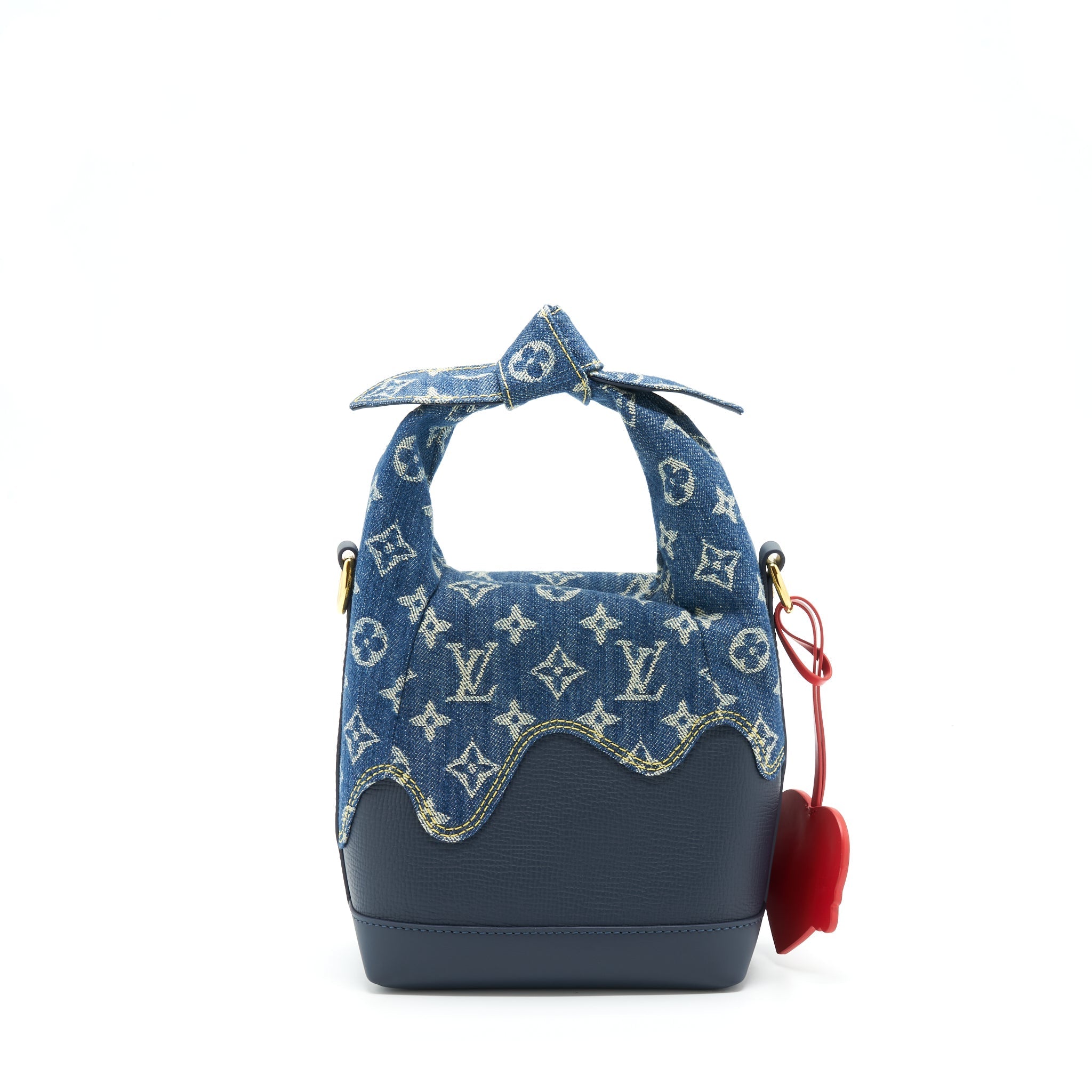 LOUIS VUITTON JAPANESE CRUISER MONOGRAM DENIM / LEATHER BLUE GHW