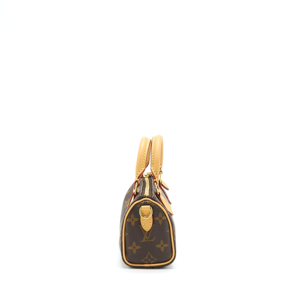 LOUIS VUITTON NANO SPEEDY MONOGRAM CANVAS NEW VERSION