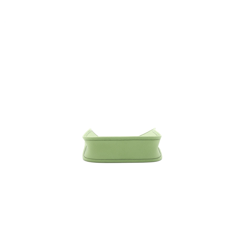 HERMES MINI EVELYNE VERT CRIQUT GHW