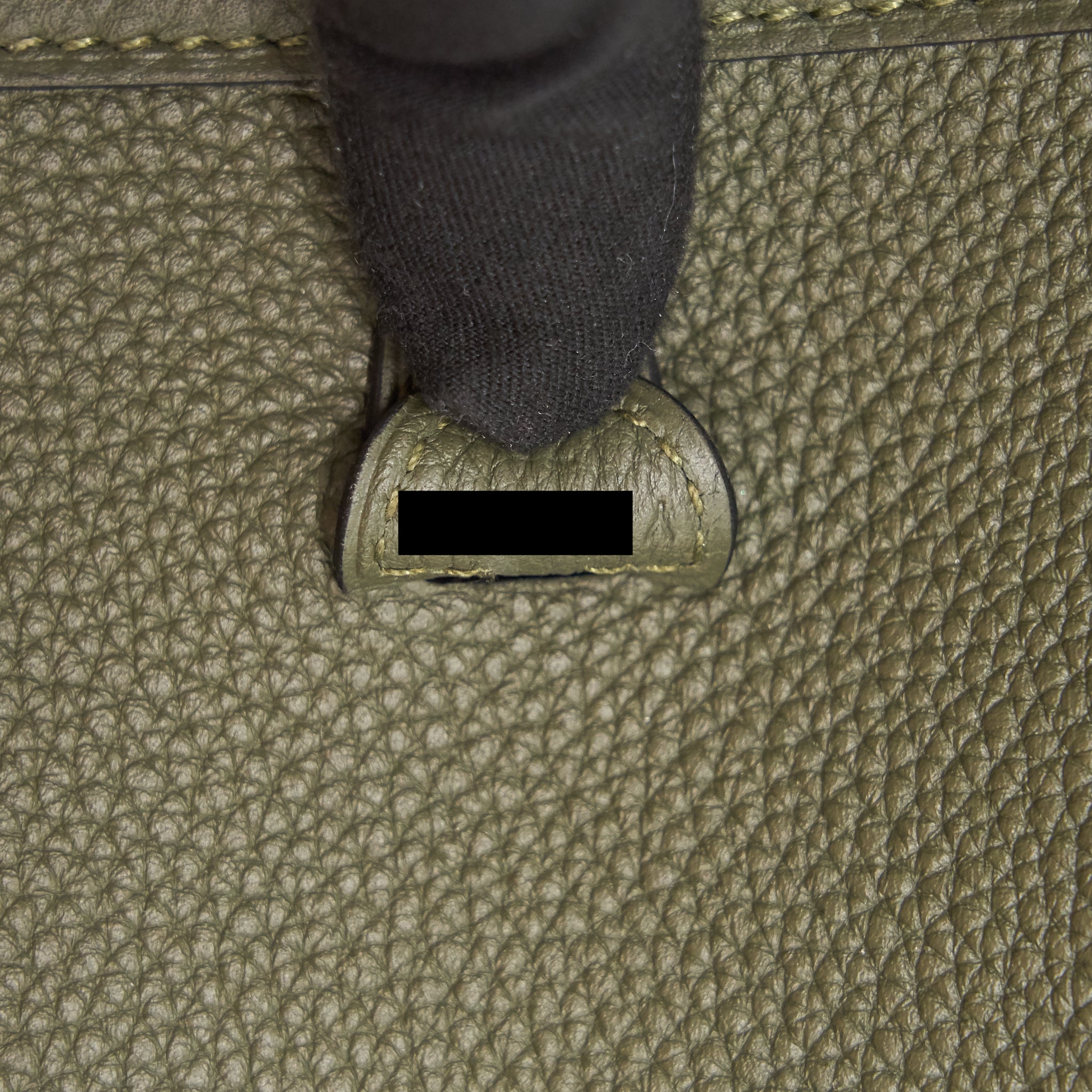 HERMES MINI EVELYNE VERT OLIVE GHW