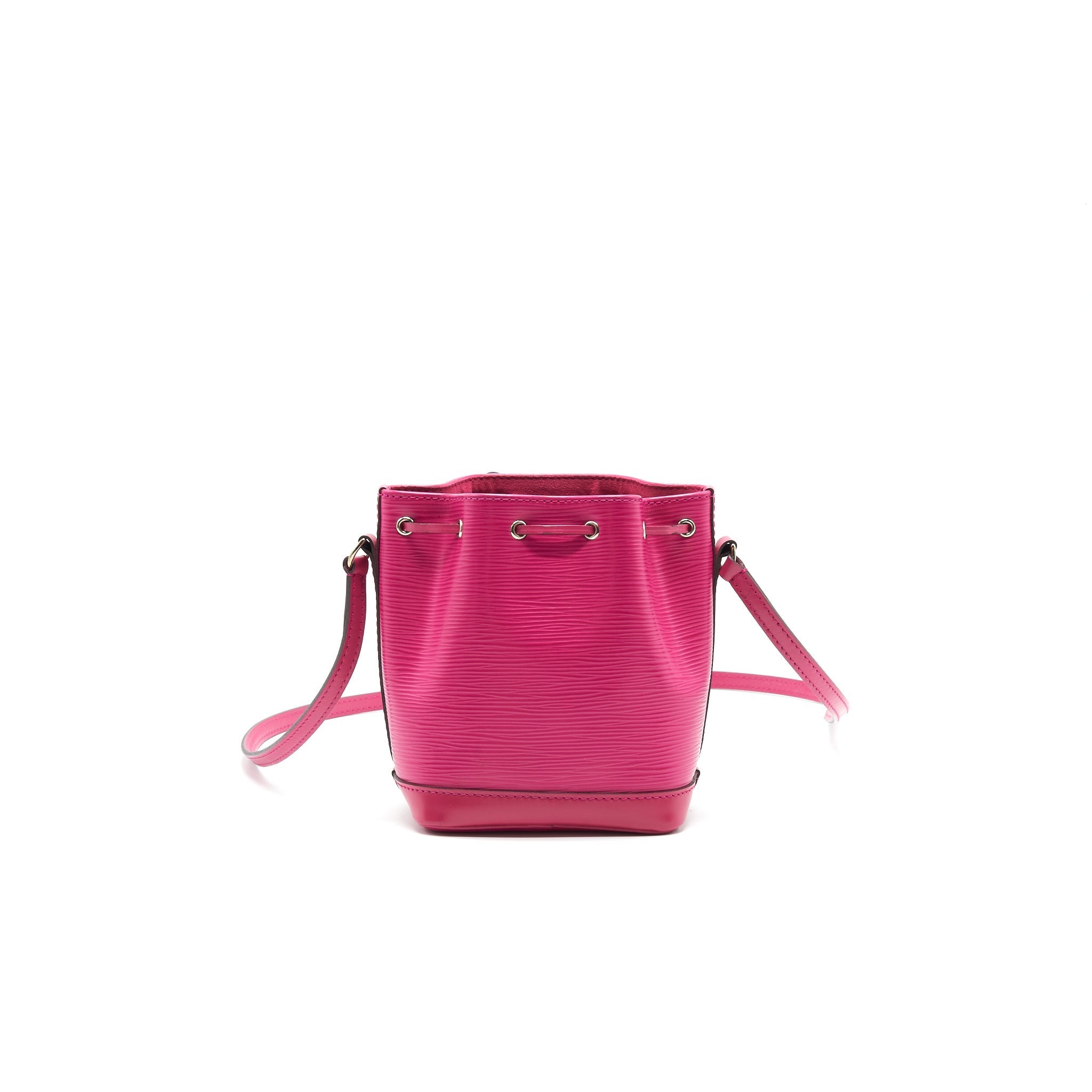 LOUIS VUITTON NANO NOE EPI LEATHER ROSE PINK
