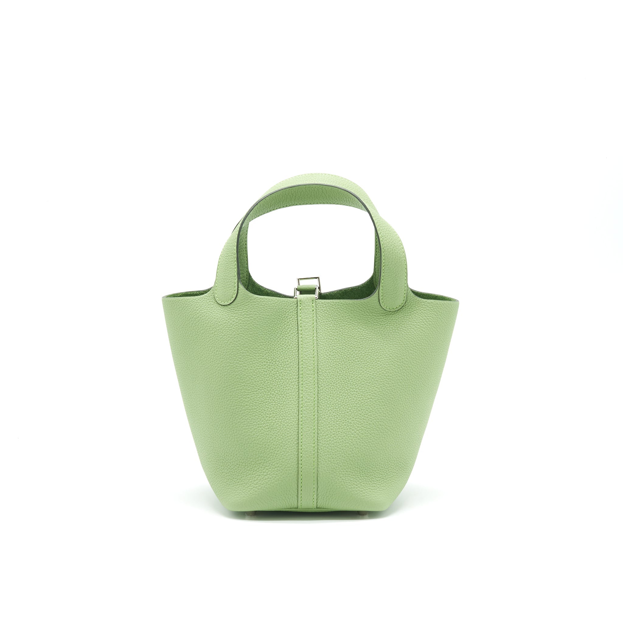 HERMES PICOTIN18 VERT CRIQUET SHW