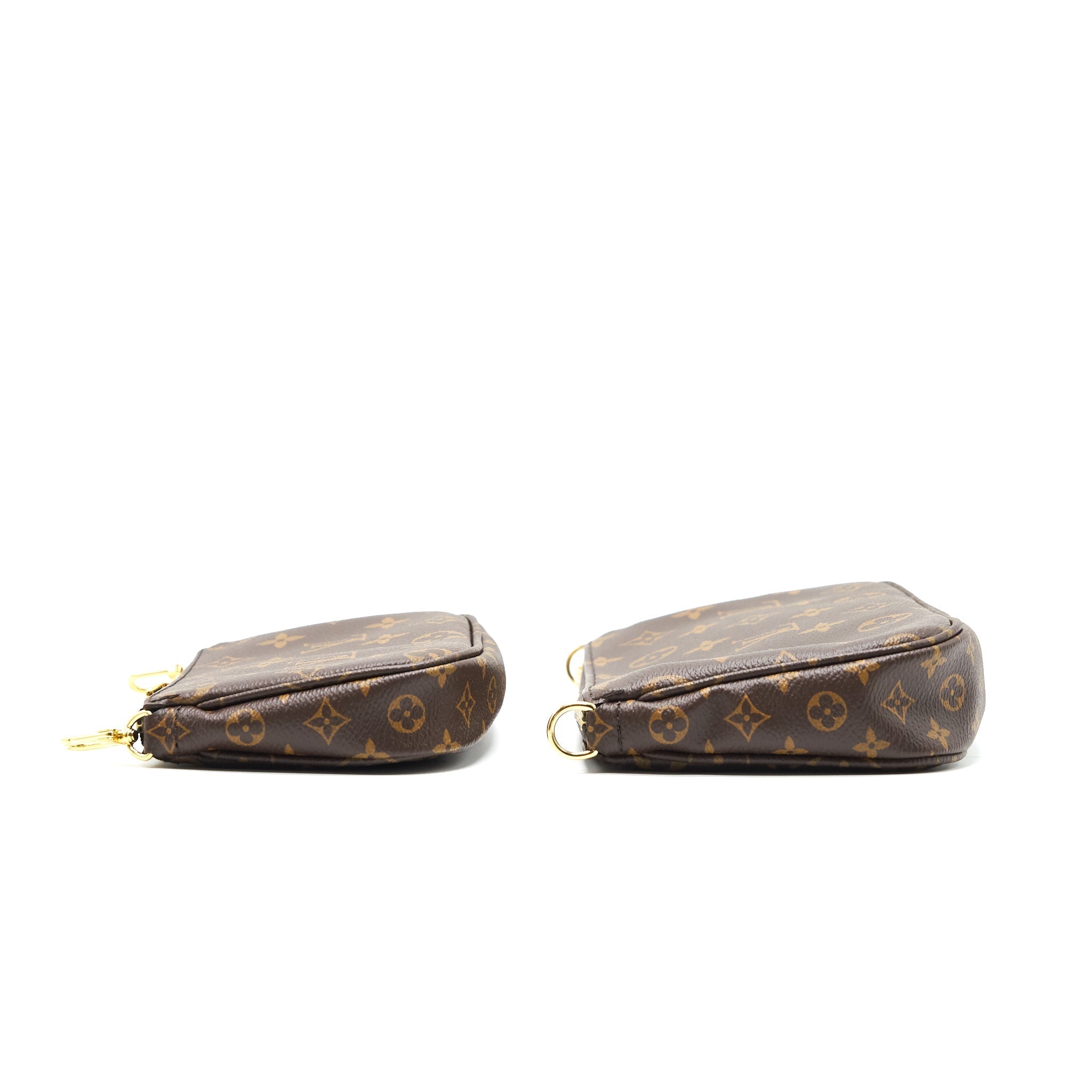 LOUIS VUITTON MULTI POCHETTE MONOGRAM ACCESSORIES KHAKI STRAP