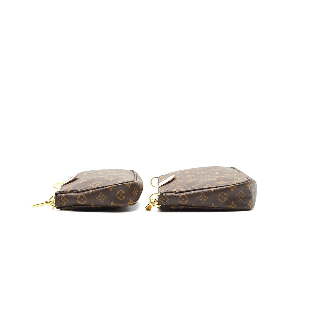 LOUIS VUITTON MULTI POCHETTE ACCESSORIES ROSE CLAIR YEAR 2019