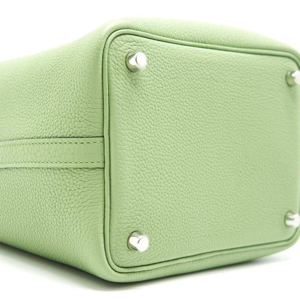HERMES PICOTIN18 VERT CRIQUET SHW