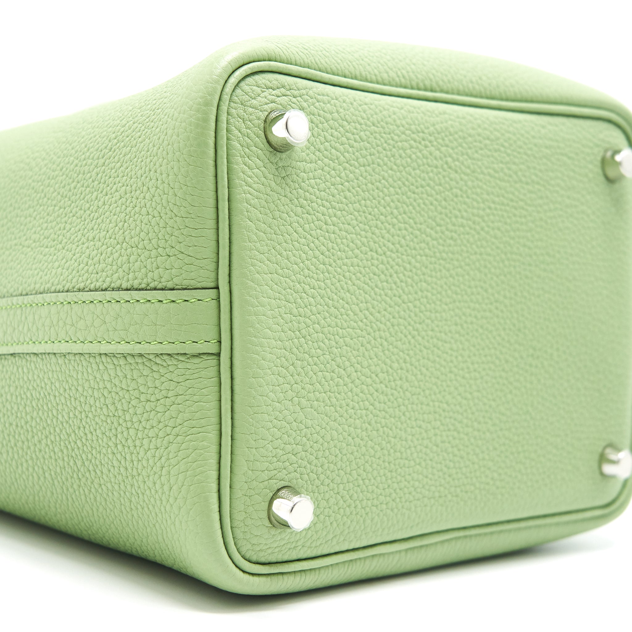 HERMES PICOTIN18 VERT CRIQUET SHW