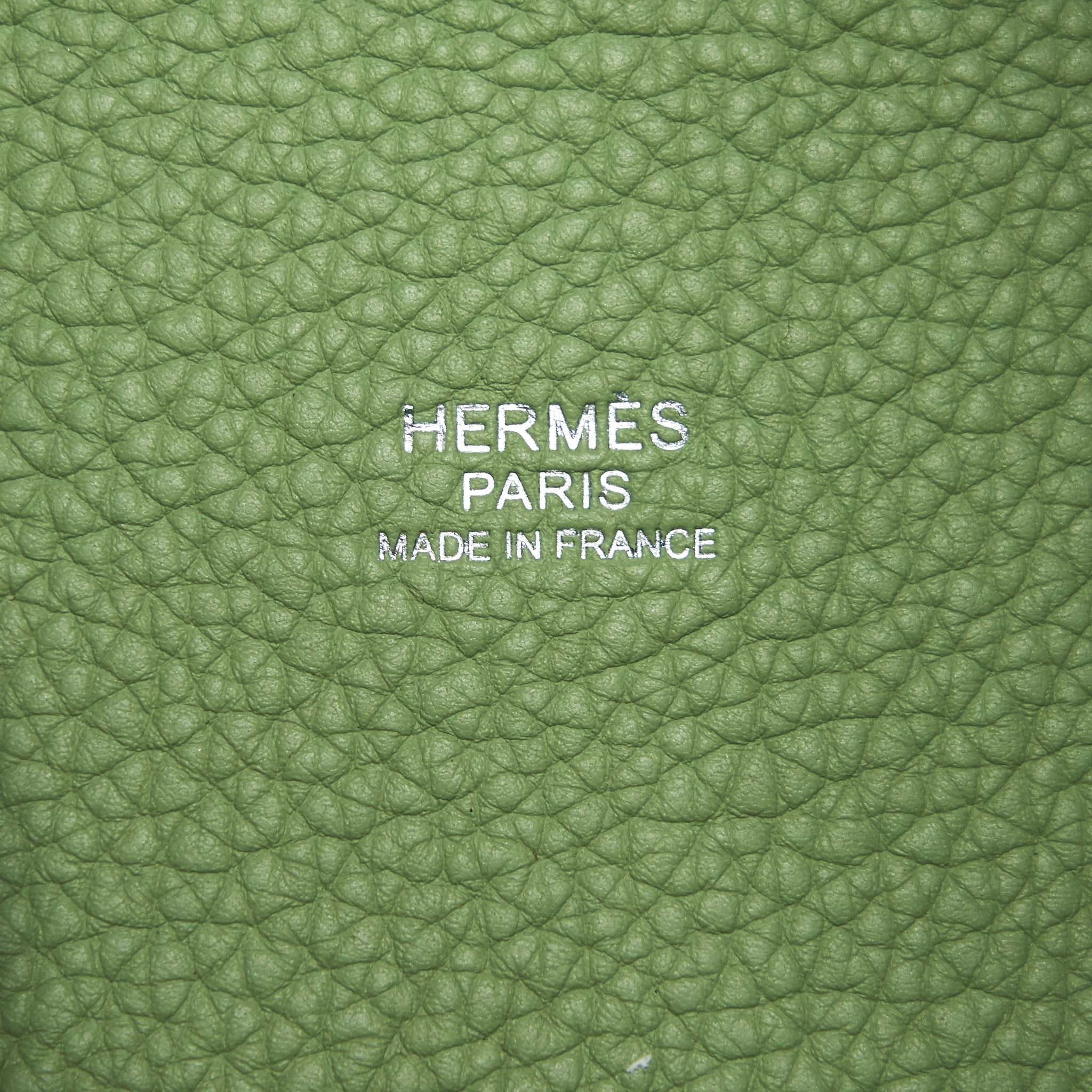 HERMES PICOTIN18 VERT CRIQUET SHW