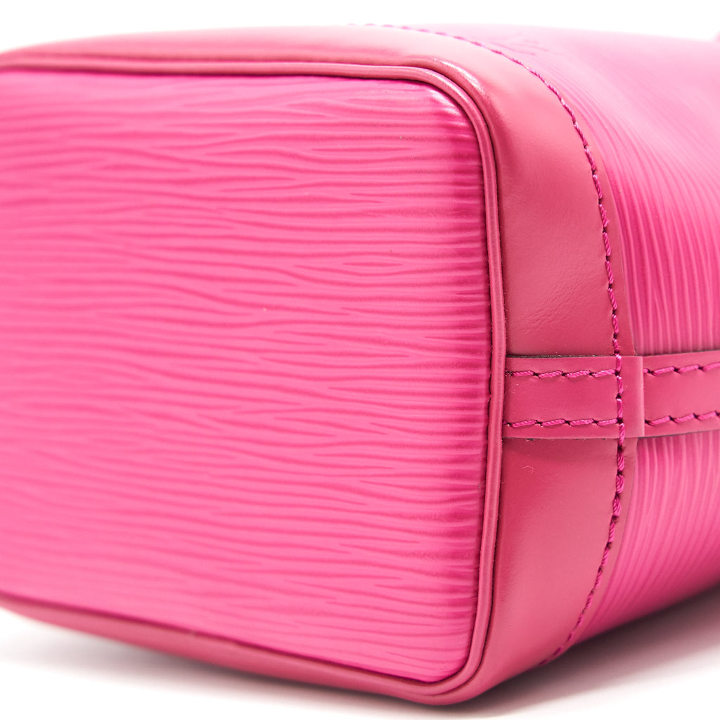 LOUIS VUITTON NANO NOE EPI LEATHER ROSE PINK