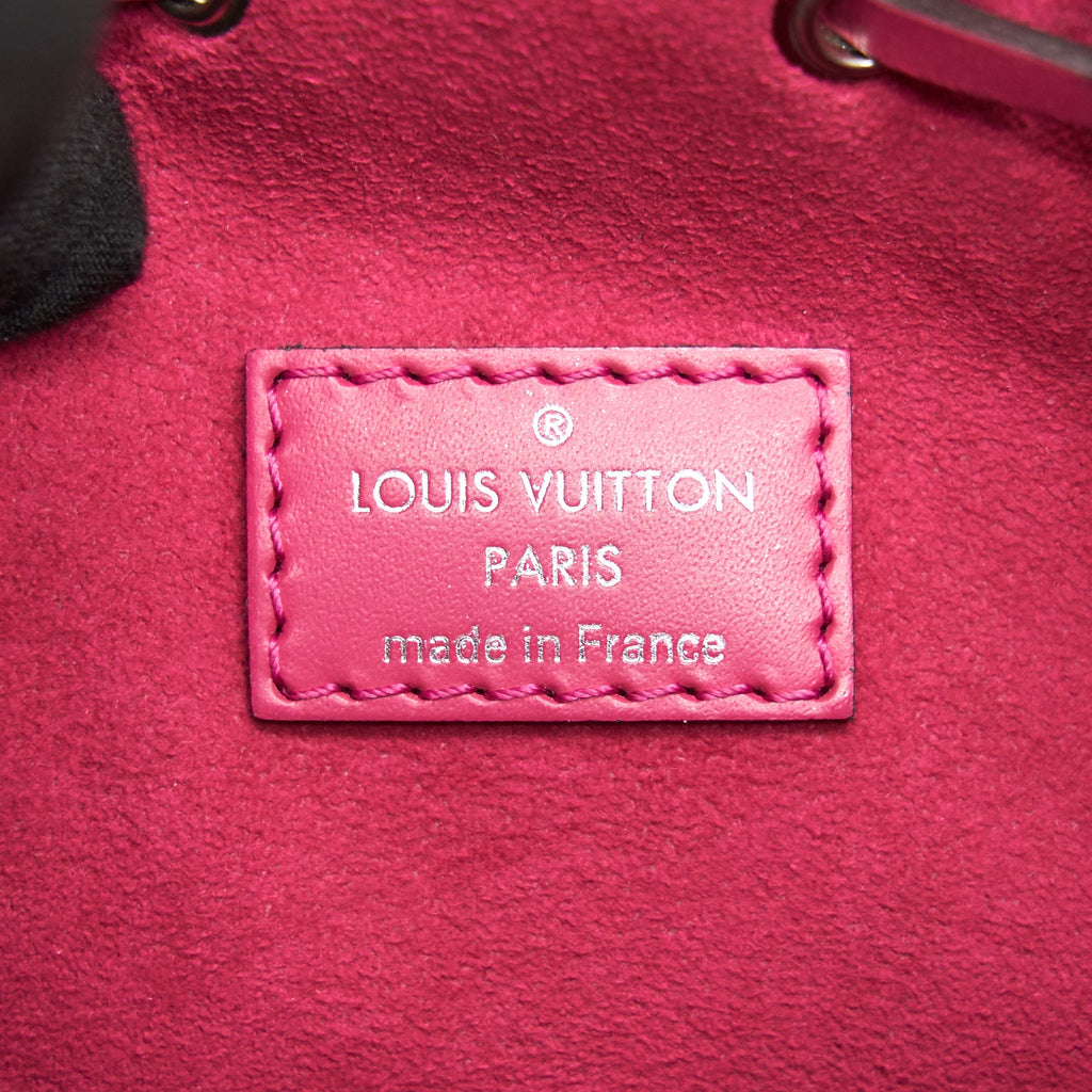 LOUIS VUITTON NANO NOE EPI LEATHER ROSE PINK