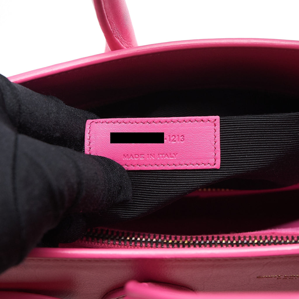 SAINT LAURENT SAC DE JOUR TOTE BAG PINK