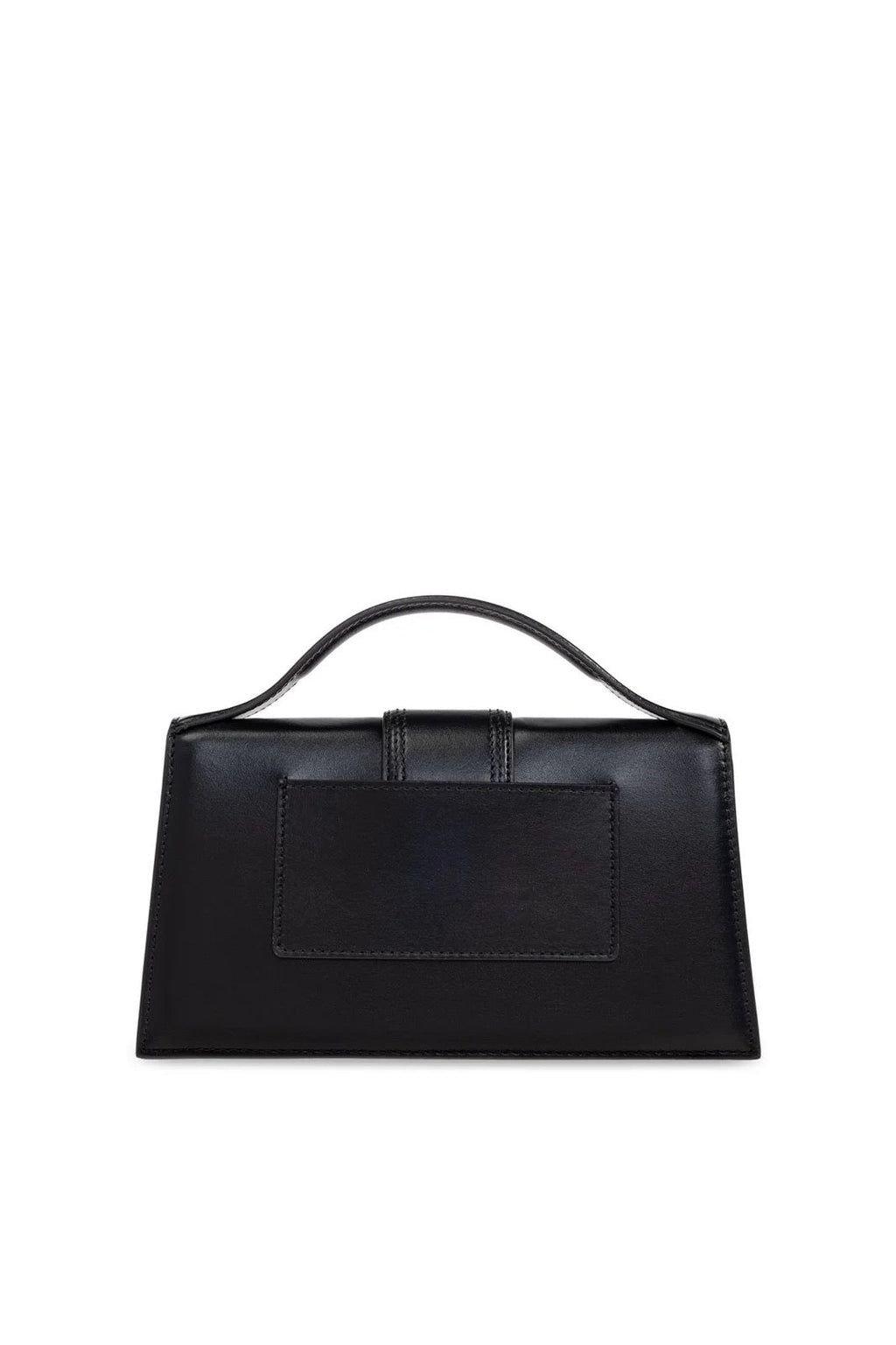 JACQUEMUS THE LARGE BLACK BAMBINO STRAPPED HANDBAG