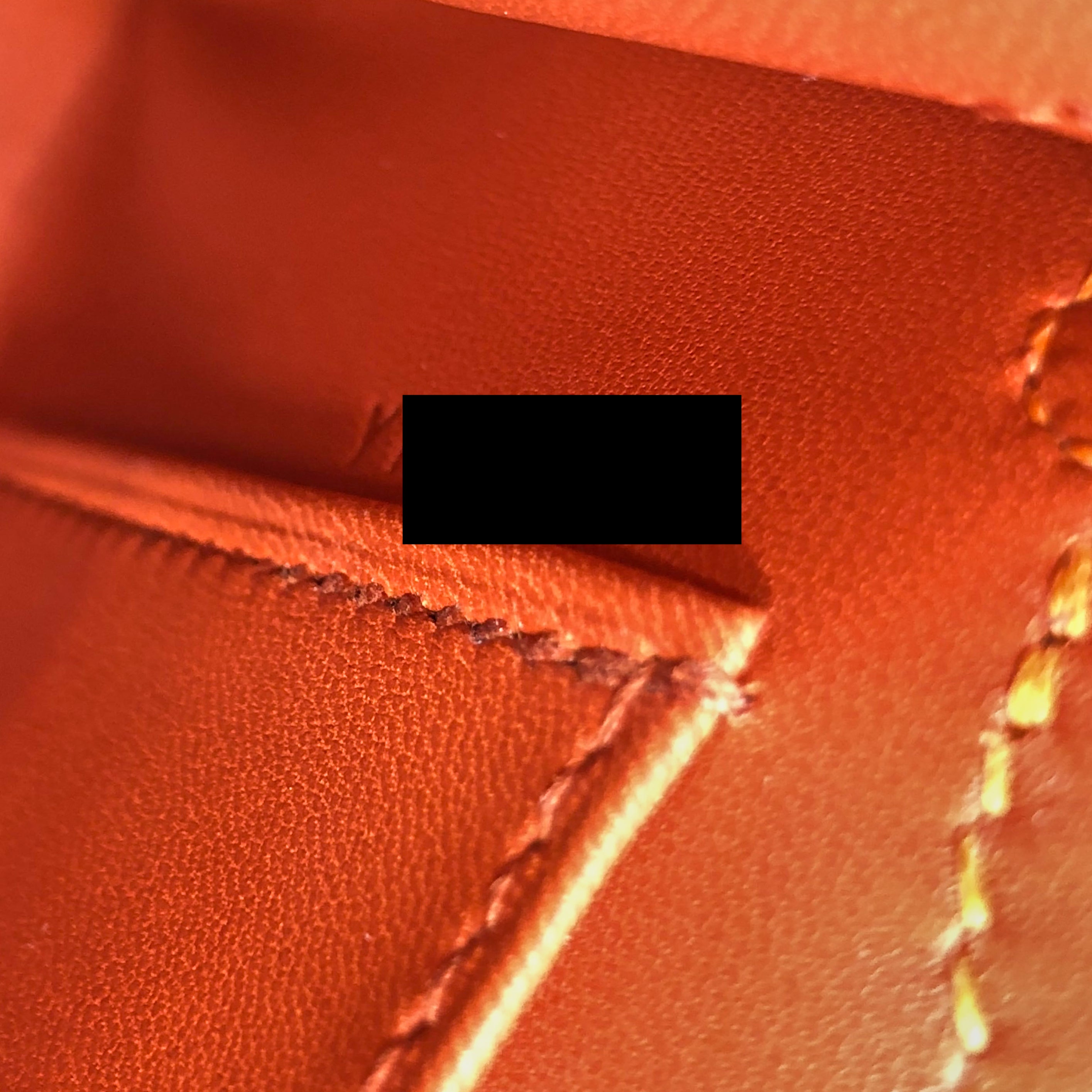 HERMES SAC MINI KELLY Ⅱ VERSO CHEVRE MYSORE ORANGE/ SANGUINE SHW