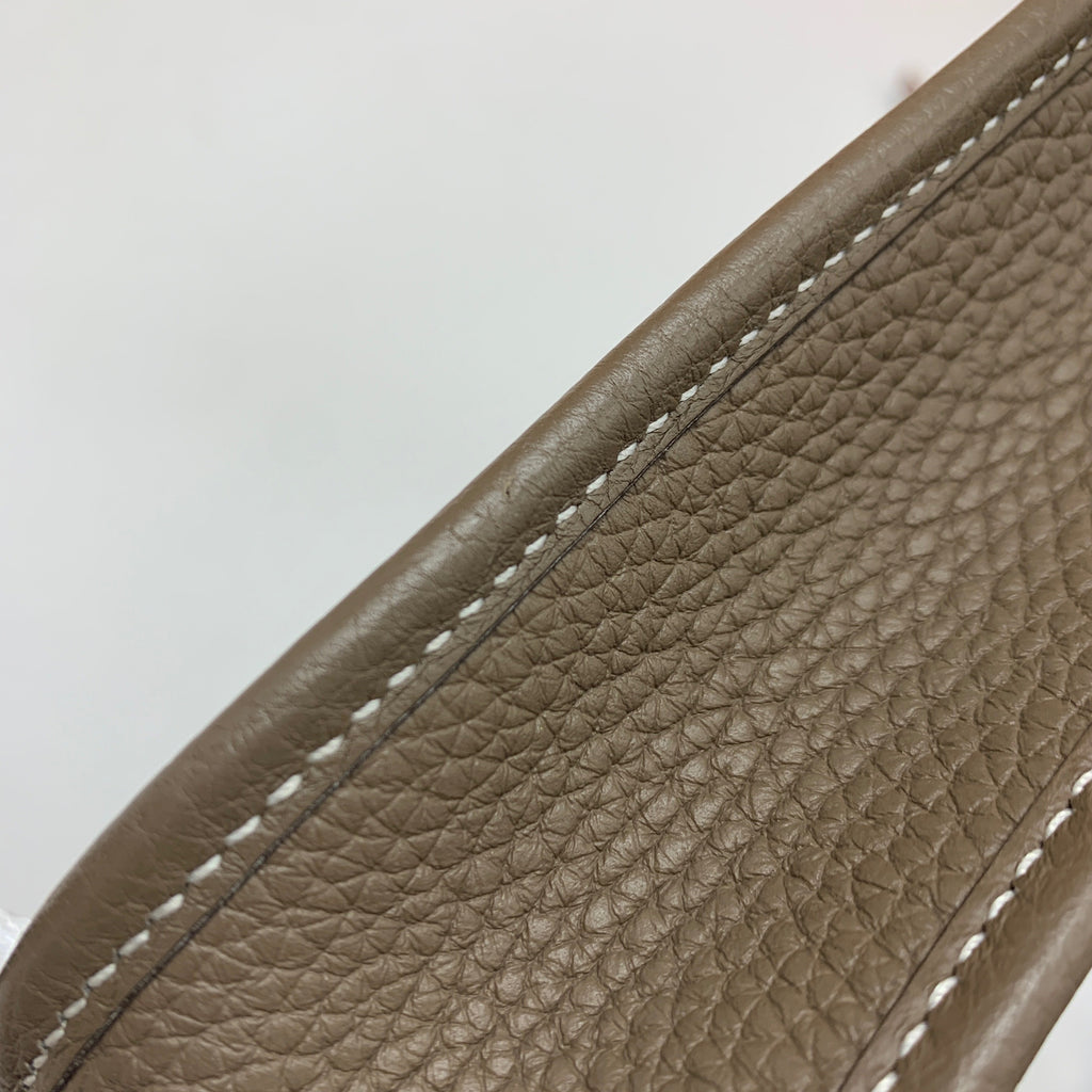 HERMÈS MINI EVELYNE ETOUPE WITH SHW