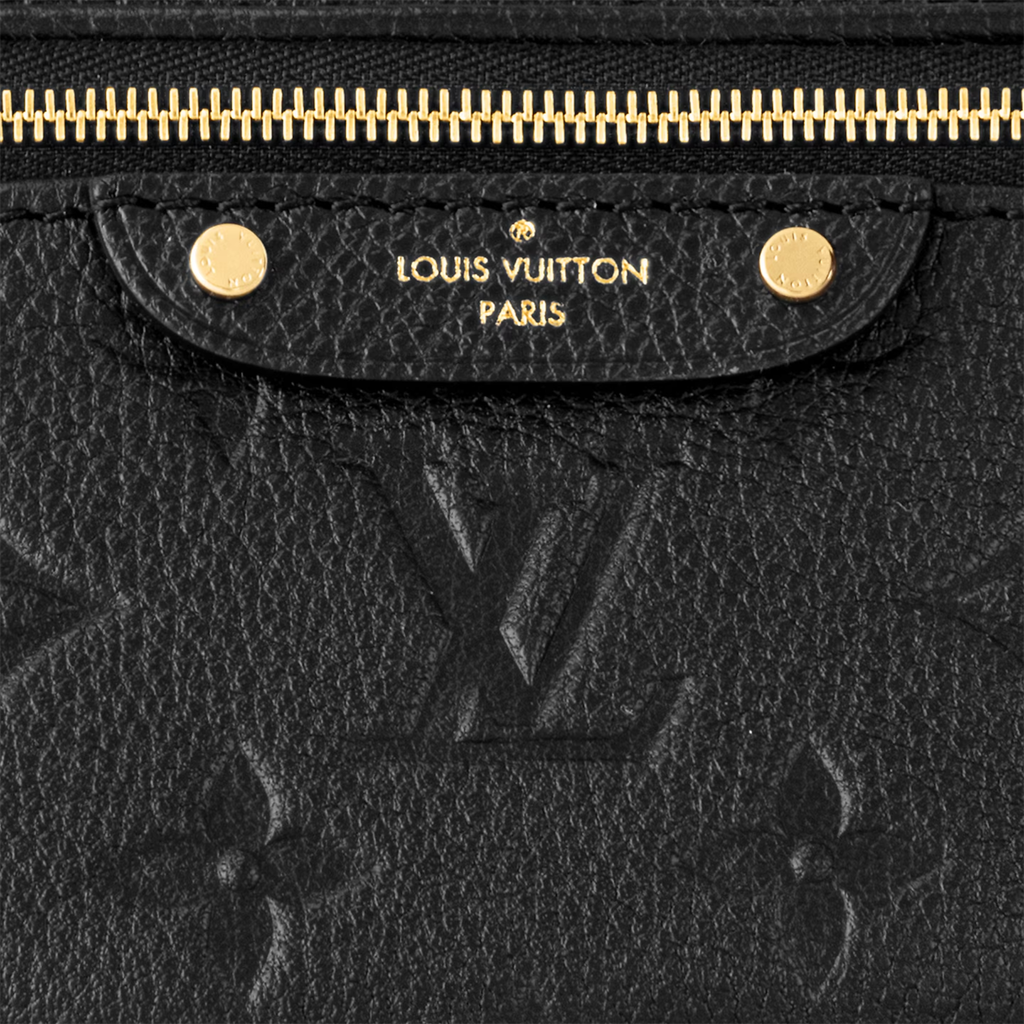LOUIS VUITTON MINI BUMBAG MONOGRAM CANVAS EMPRIENTE BLACK GHW