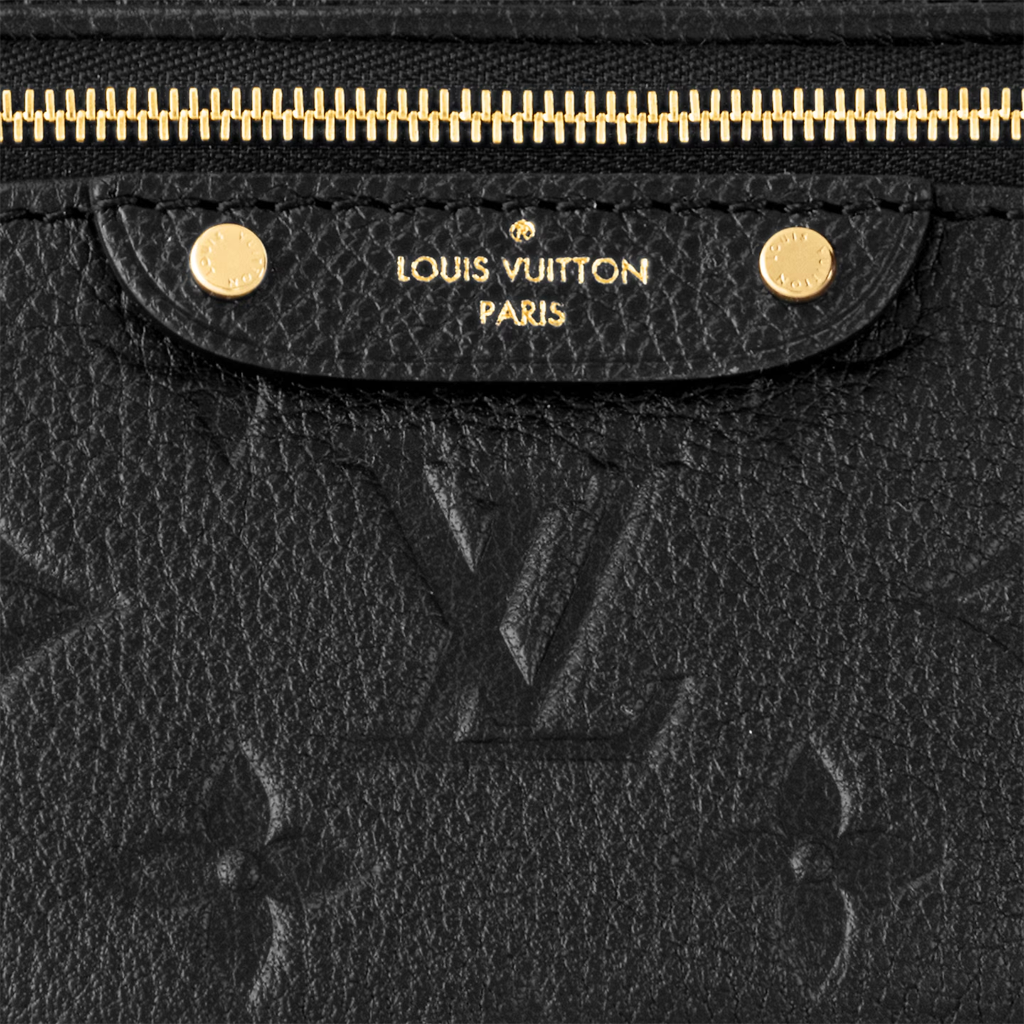 LOUIS VUITTON MINI BUMBAG MONOGRAM CANVAS EMPRIENTE BLACK GHW