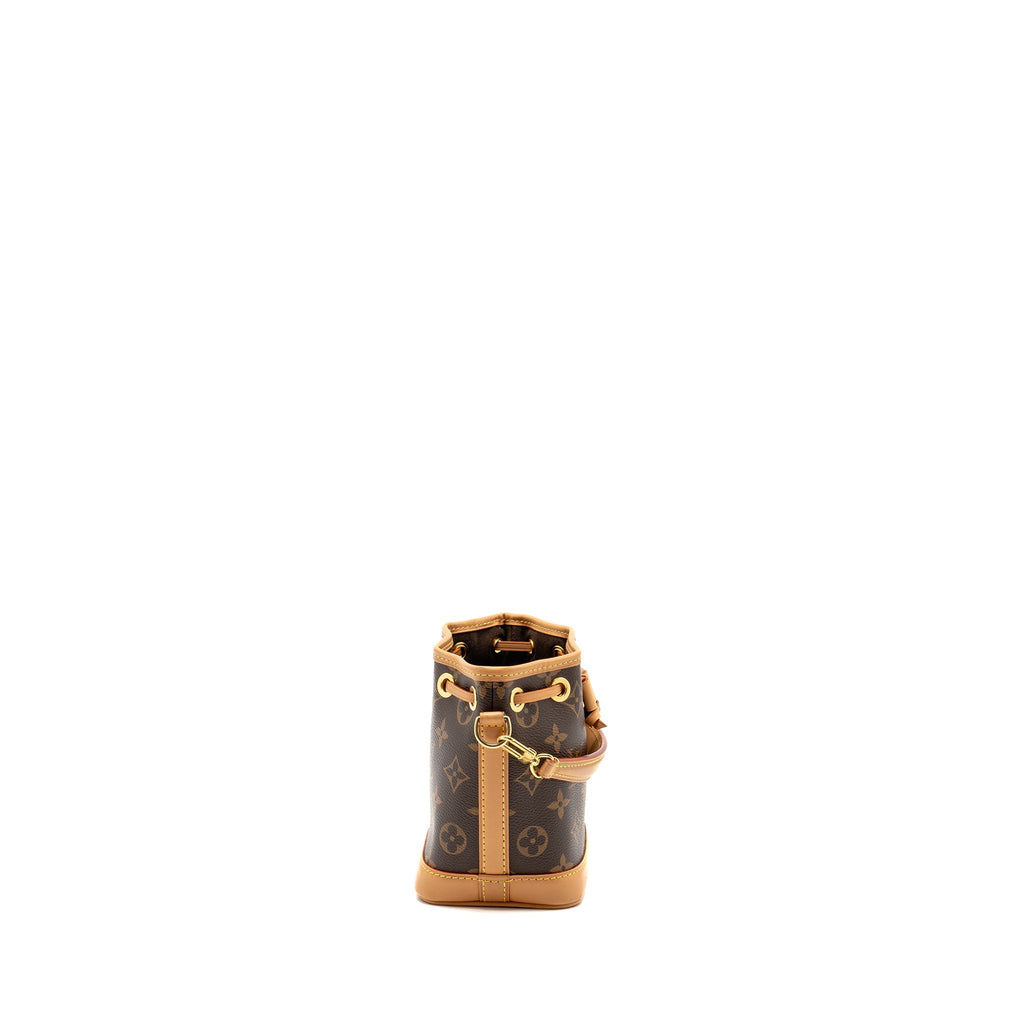 LOUIS VUITTON NANO NOE MONOGRAM CANVAS GHW
