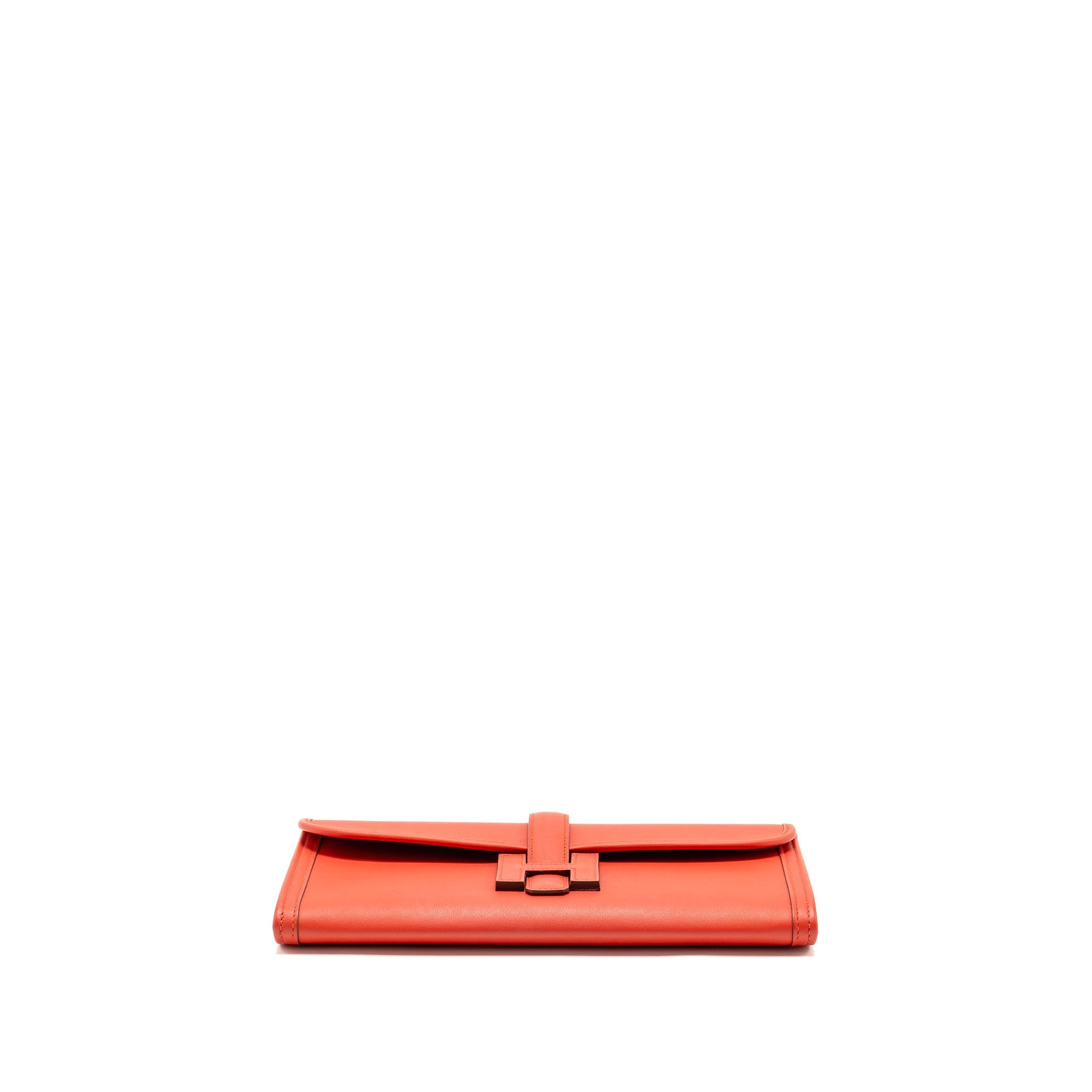 HERMES JIGE ELAN 29 SWIFT LEATHER S5 ROUGE TOMATE