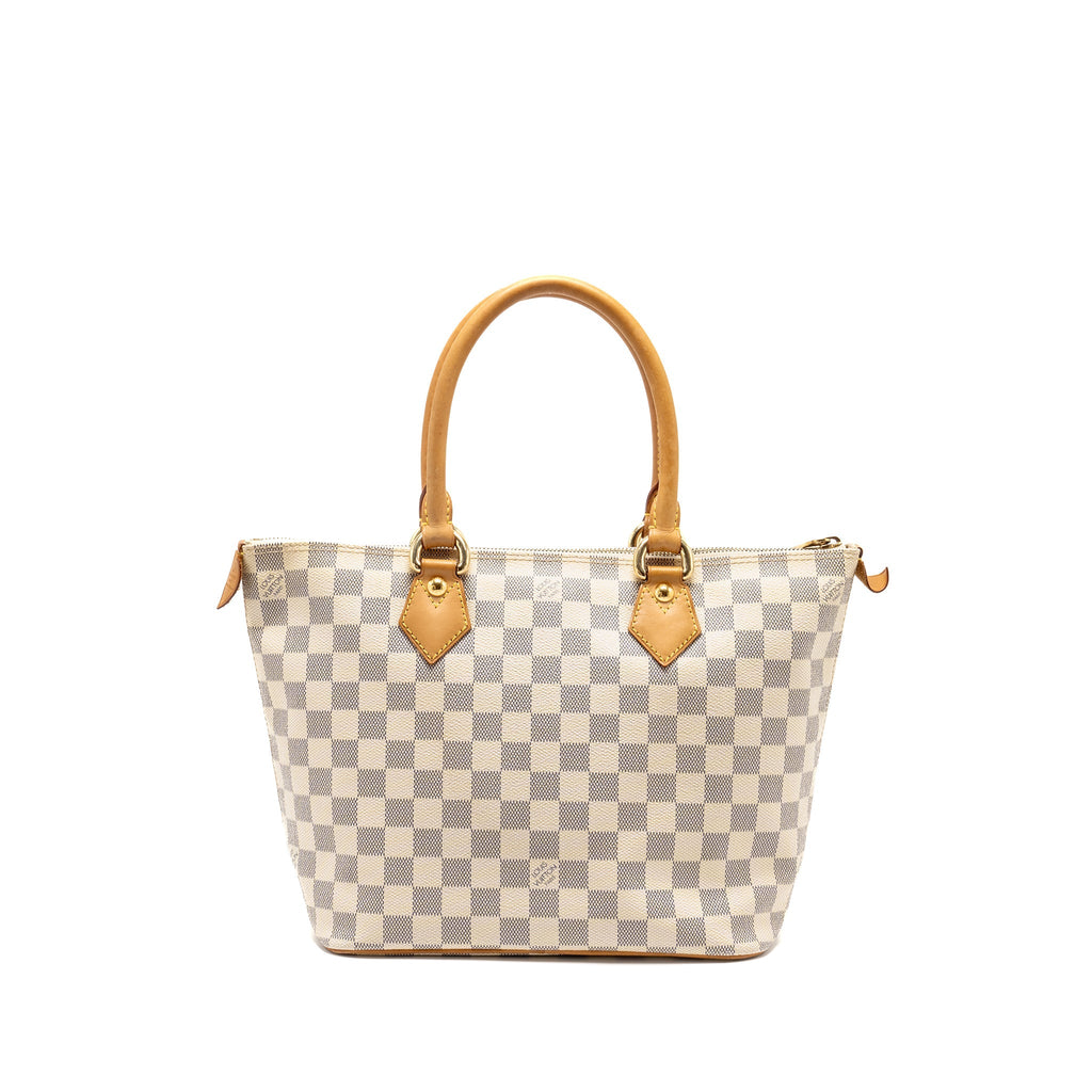 LOUIS VUITTON SALEYA MM DAMIER AZUR CANVAS GHW