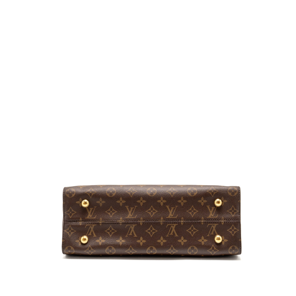 LOUIS VUITTON TUILERIES BAG MONOGRAM CANVAS BLACK/RED GHW