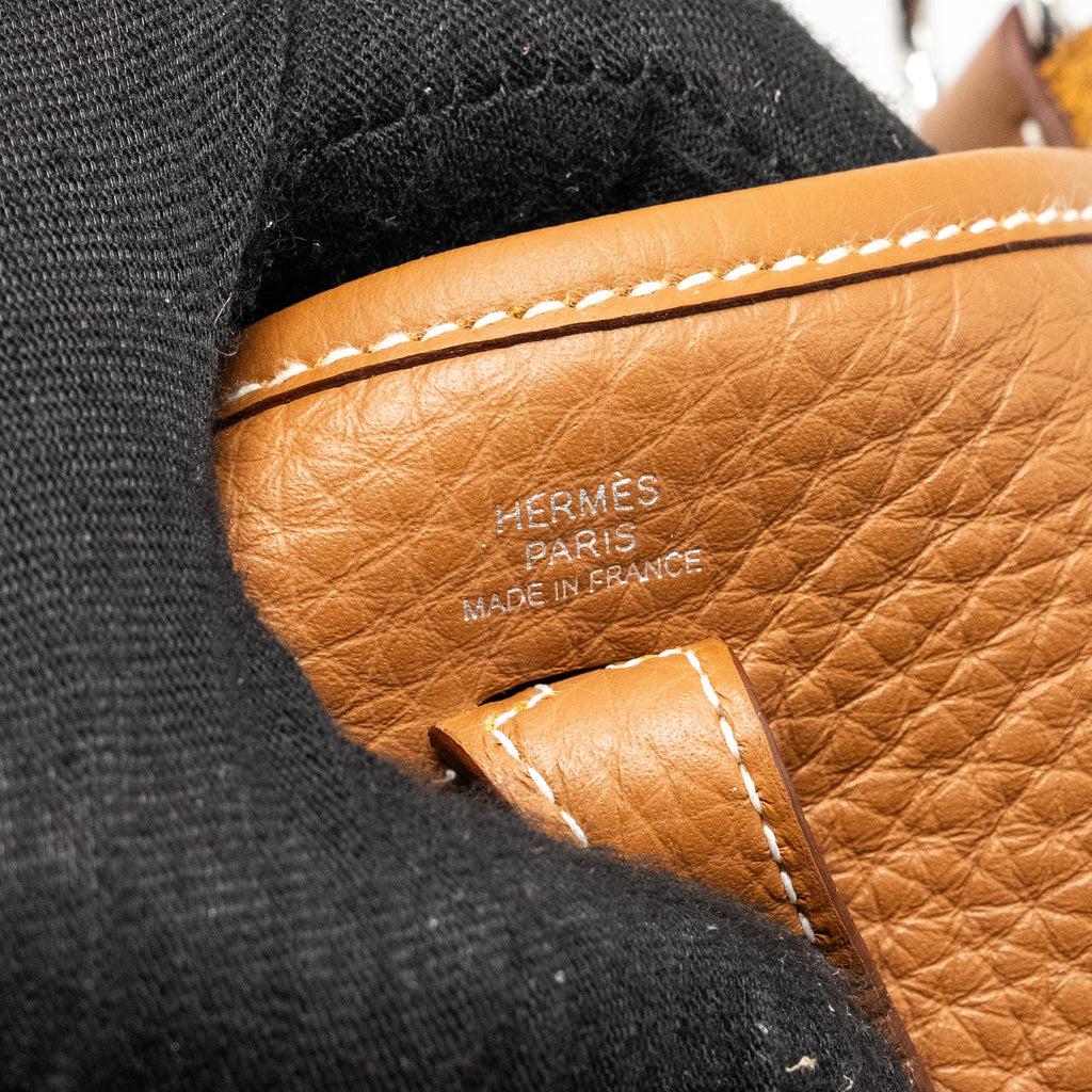 HERMES MINI EVELYN CLEMENCE GOLD SHW
