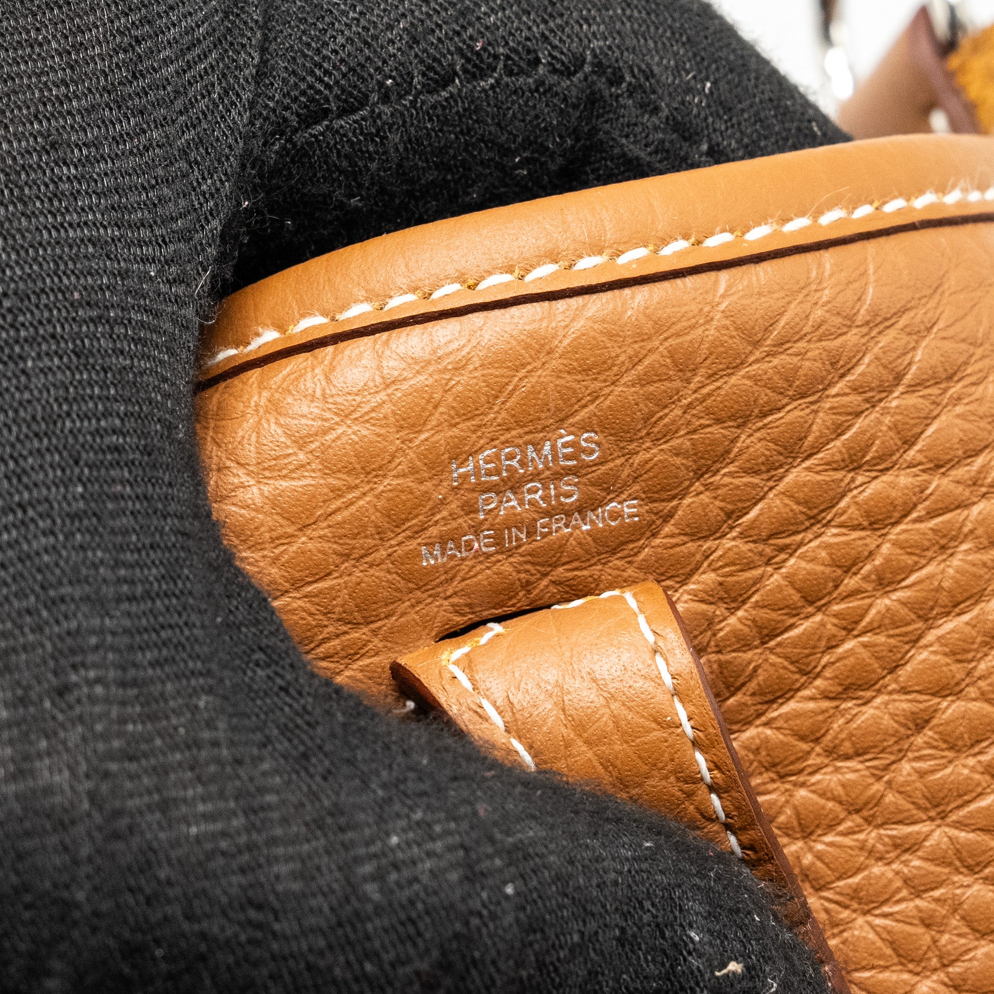 HERMES MINI EVELYN CLEMENCE GOLD SHW