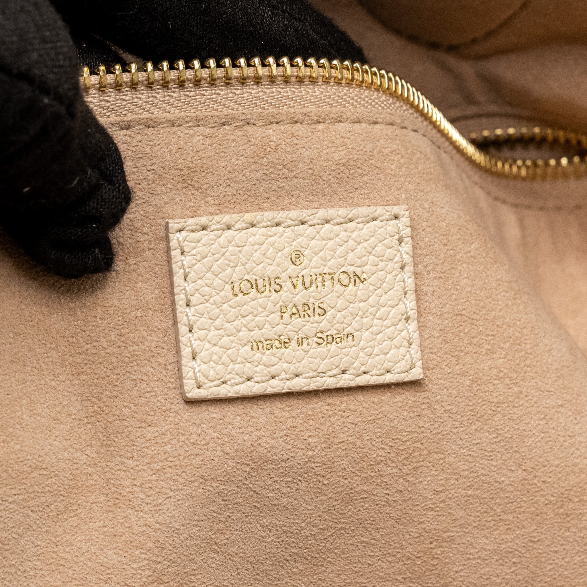 LOUIS VUITTON NEVERFULL MM MONOGRAM EMPREINTE CRÈME/ROSE TRIANON GHW