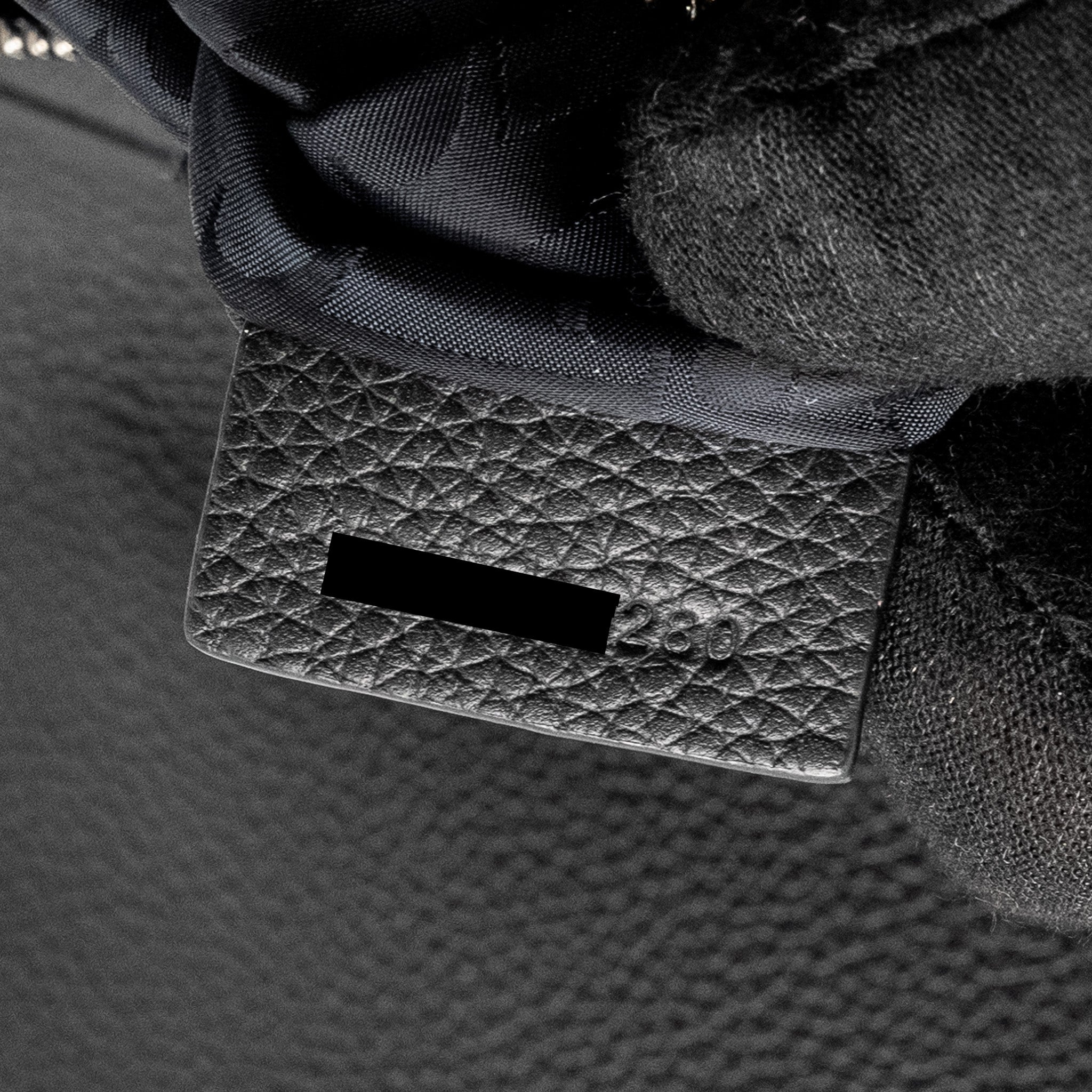DIOR HOMME CHARMS SADDLE BAG CALFSKIN BLACK SHW