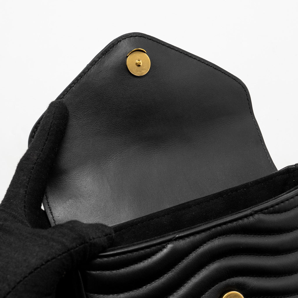LOUIS VUITTON NEW WAVE MULTI POCHETTE CALFSKIN BLACK GHW