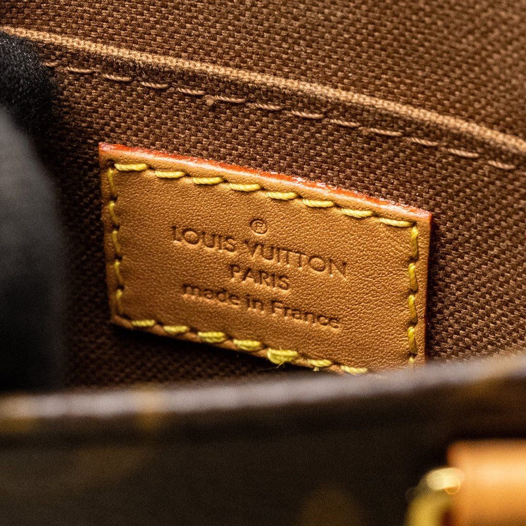 LOUIS VUITTON PETIT SAC PLAT MONOGRAM CANVAS GHW