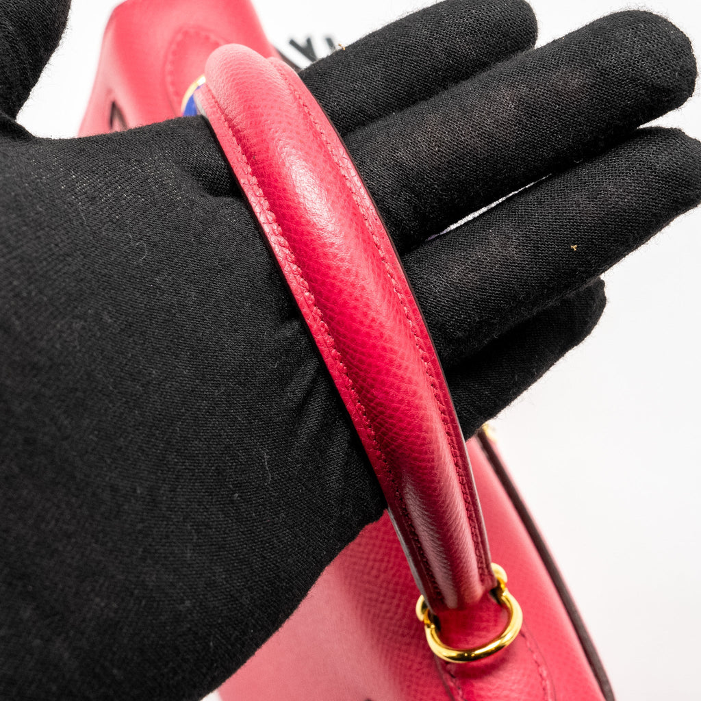 HERMES KELLY 25 EPSOM ROSE MEXICO GHW